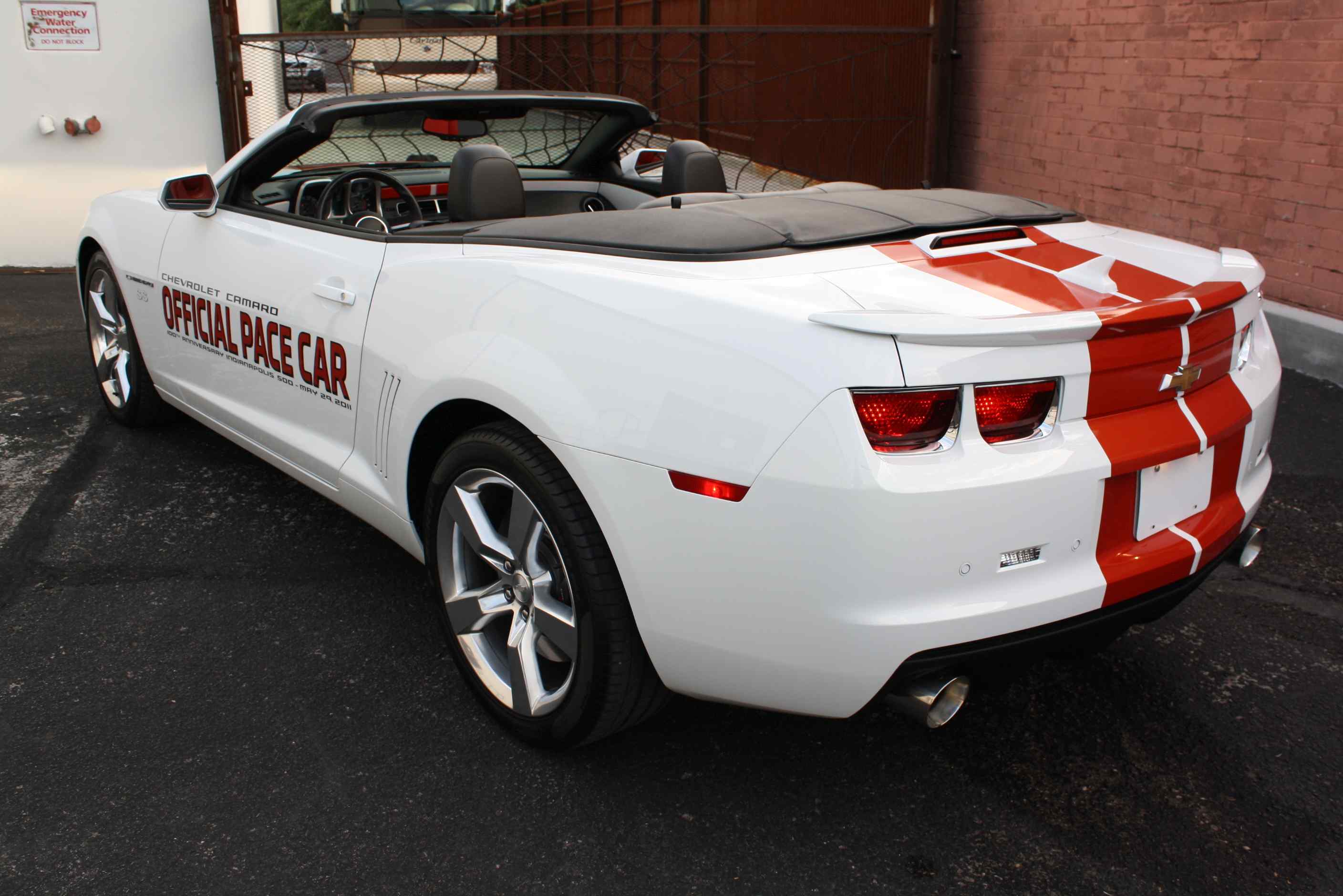 2011 Camaro RS SS 100th anniversary INDY PACE CAR