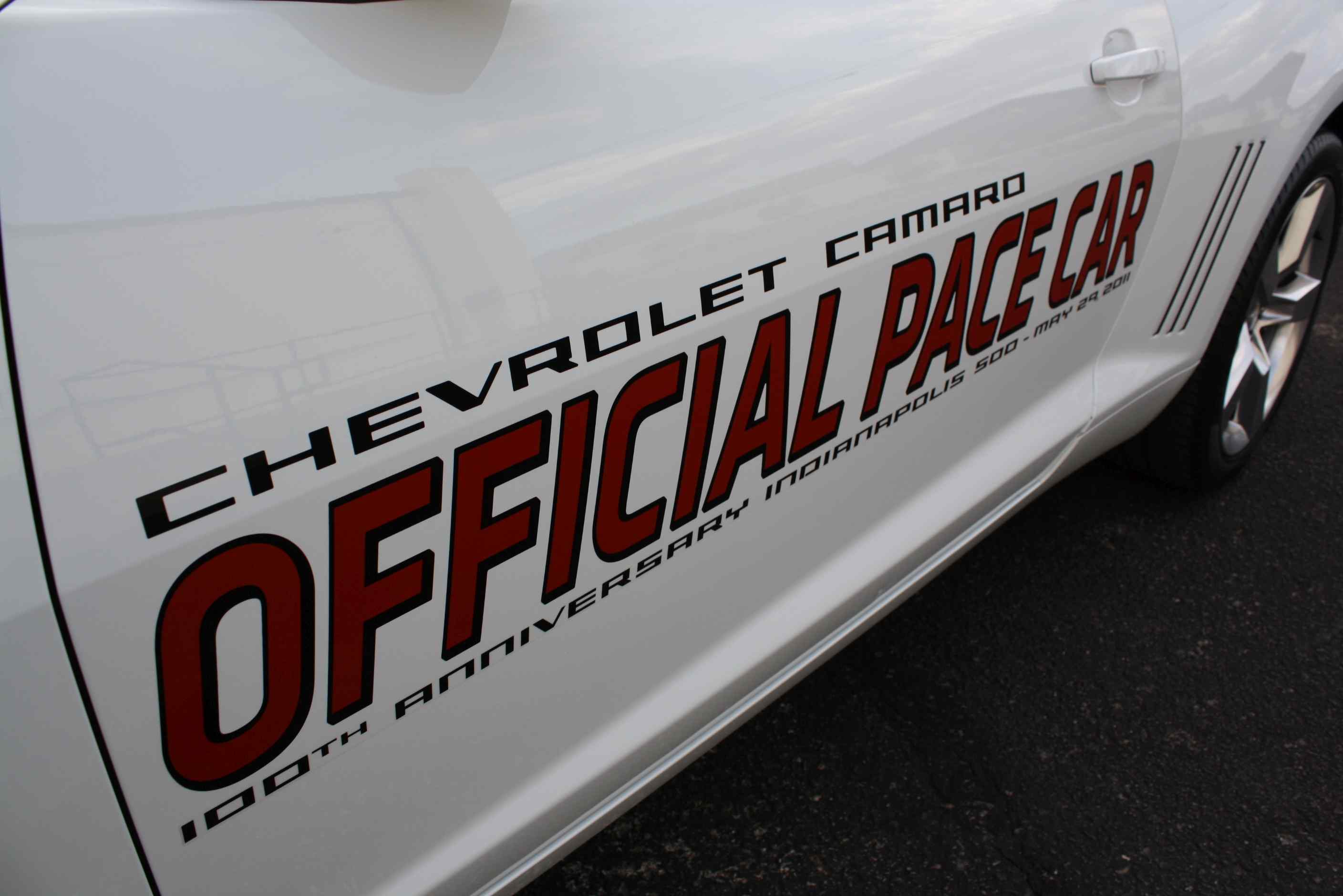 2011 Camaro RS SS 100th anniversary INDY PACE CAR