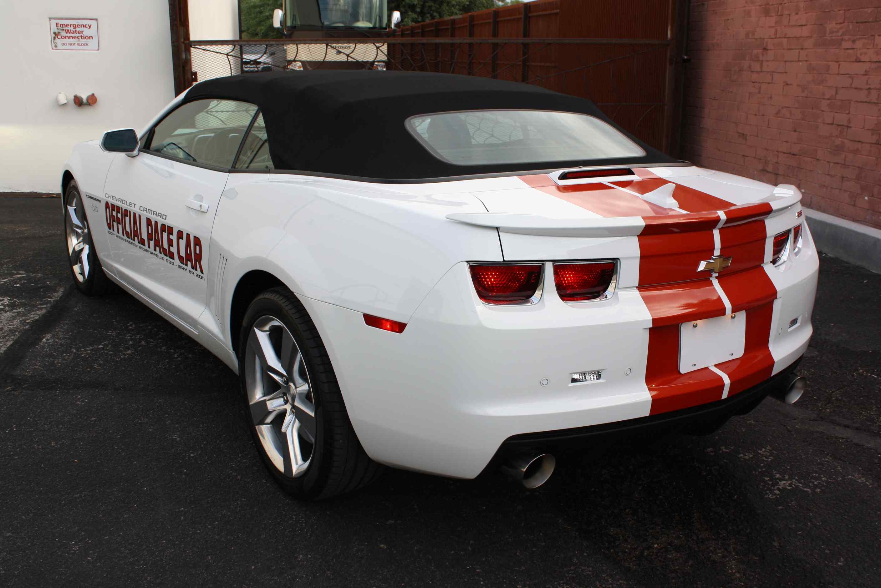 2011 Camaro RS SS 100th anniversary INDY PACE CAR