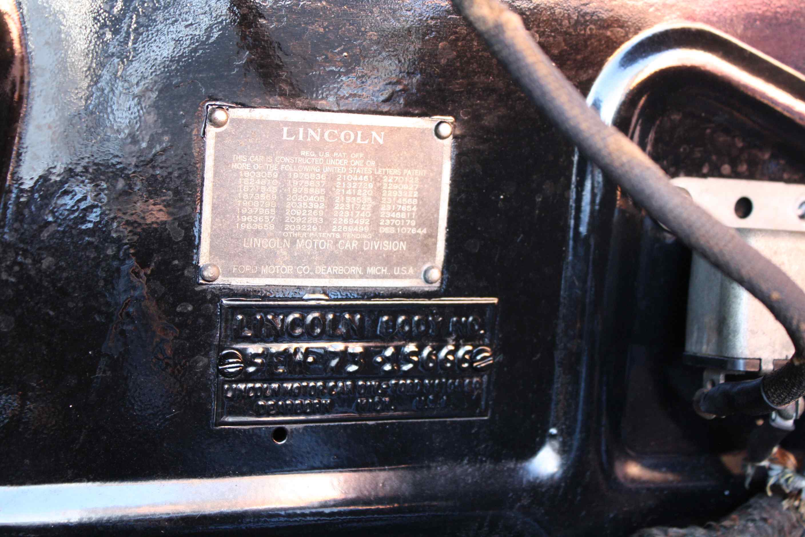 1947 Lincoln Town Car V12 Sedan