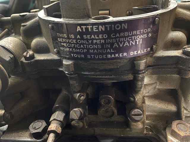 1963 Studebaker R2 Factory Supercharged 4 Speed manual.