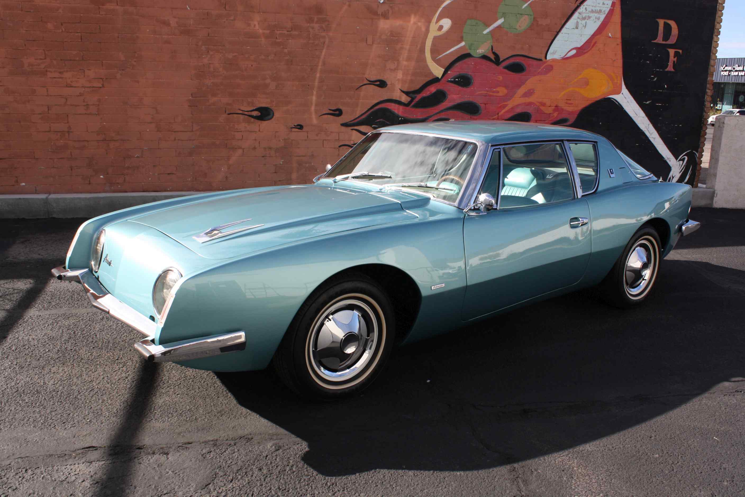 1963 Studebaker R2 Factory Supercharged 4 Speed manual.