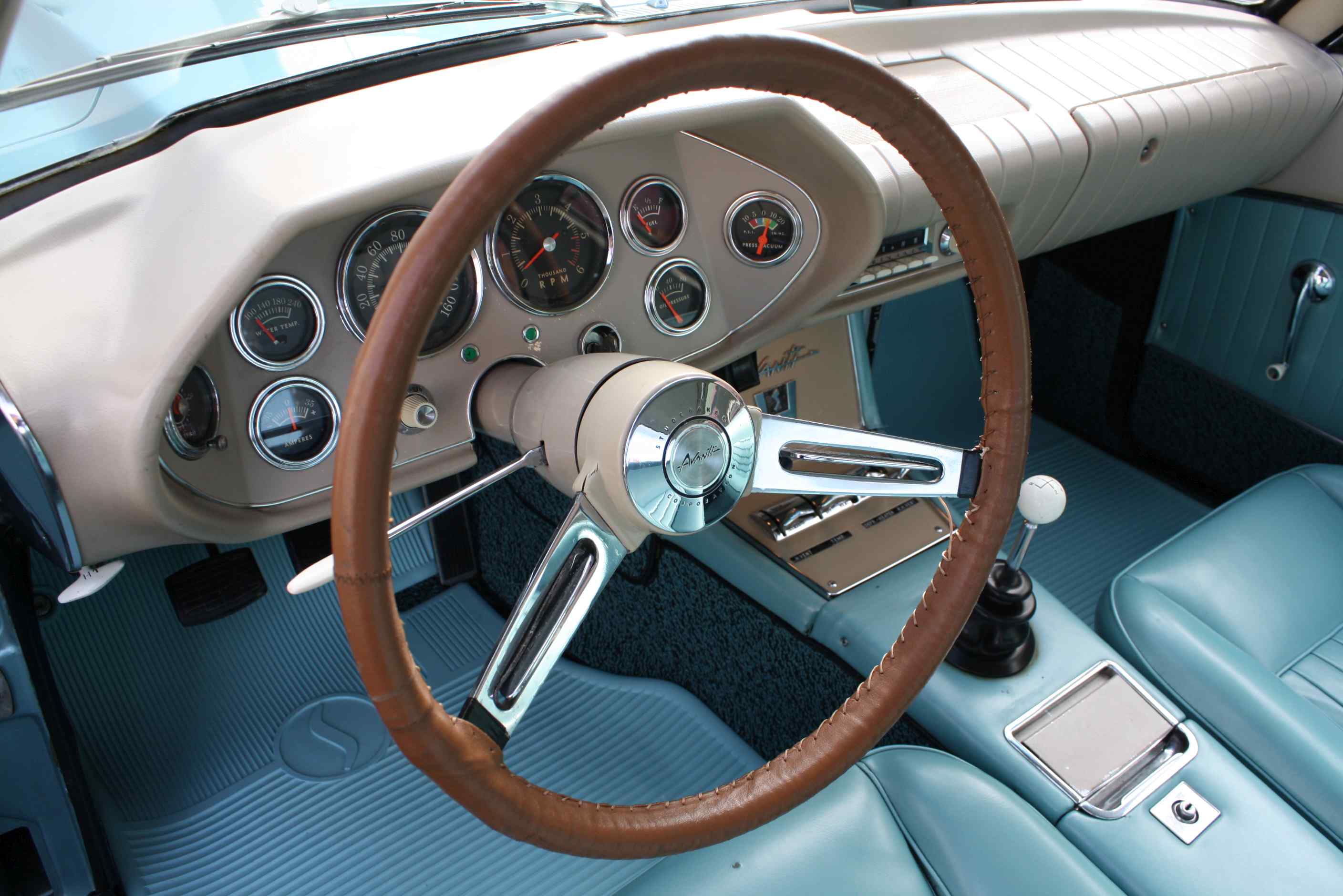 1963 Studebaker R2 Factory Supercharged 4 Speed manual.