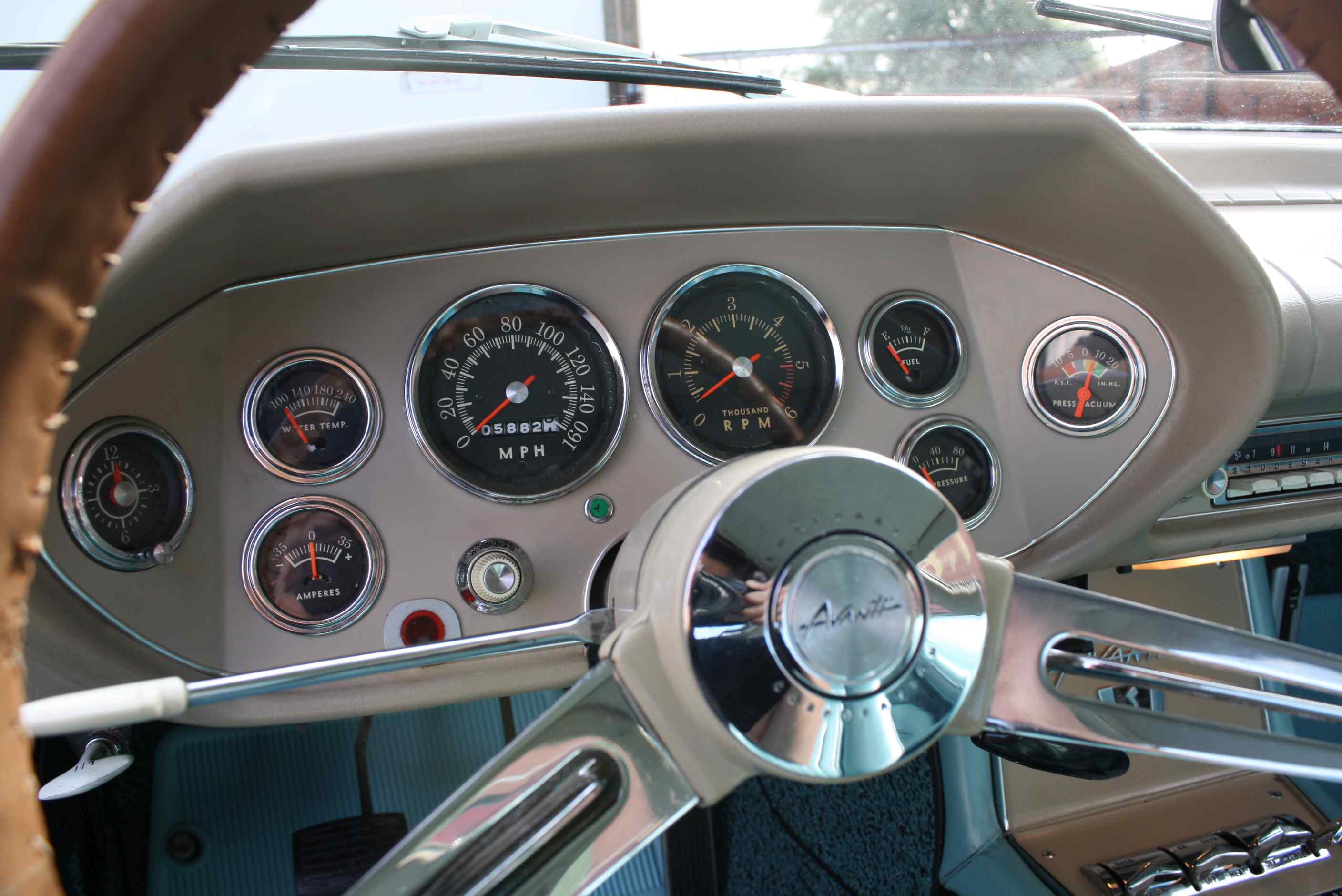 1963 Studebaker R2 Factory Supercharged 4 Speed manual.