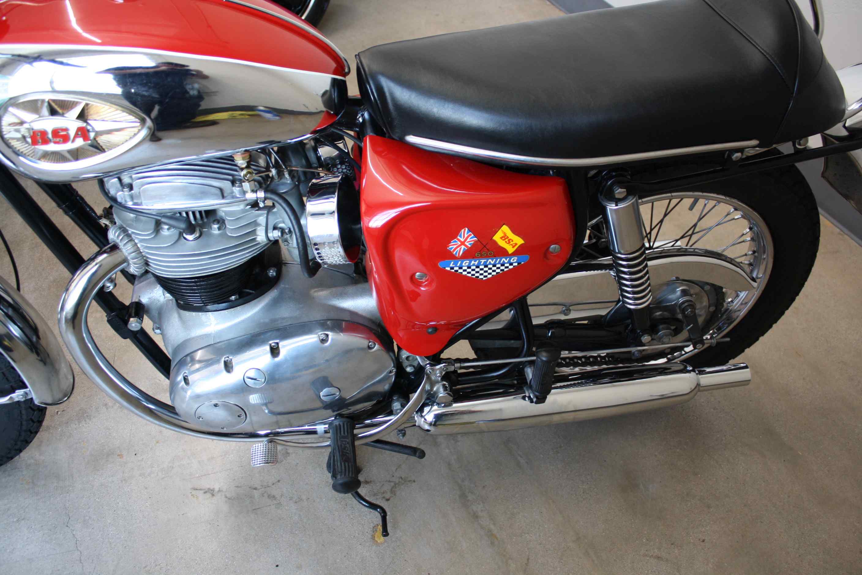 1968 BSA A65 Lightning 650.