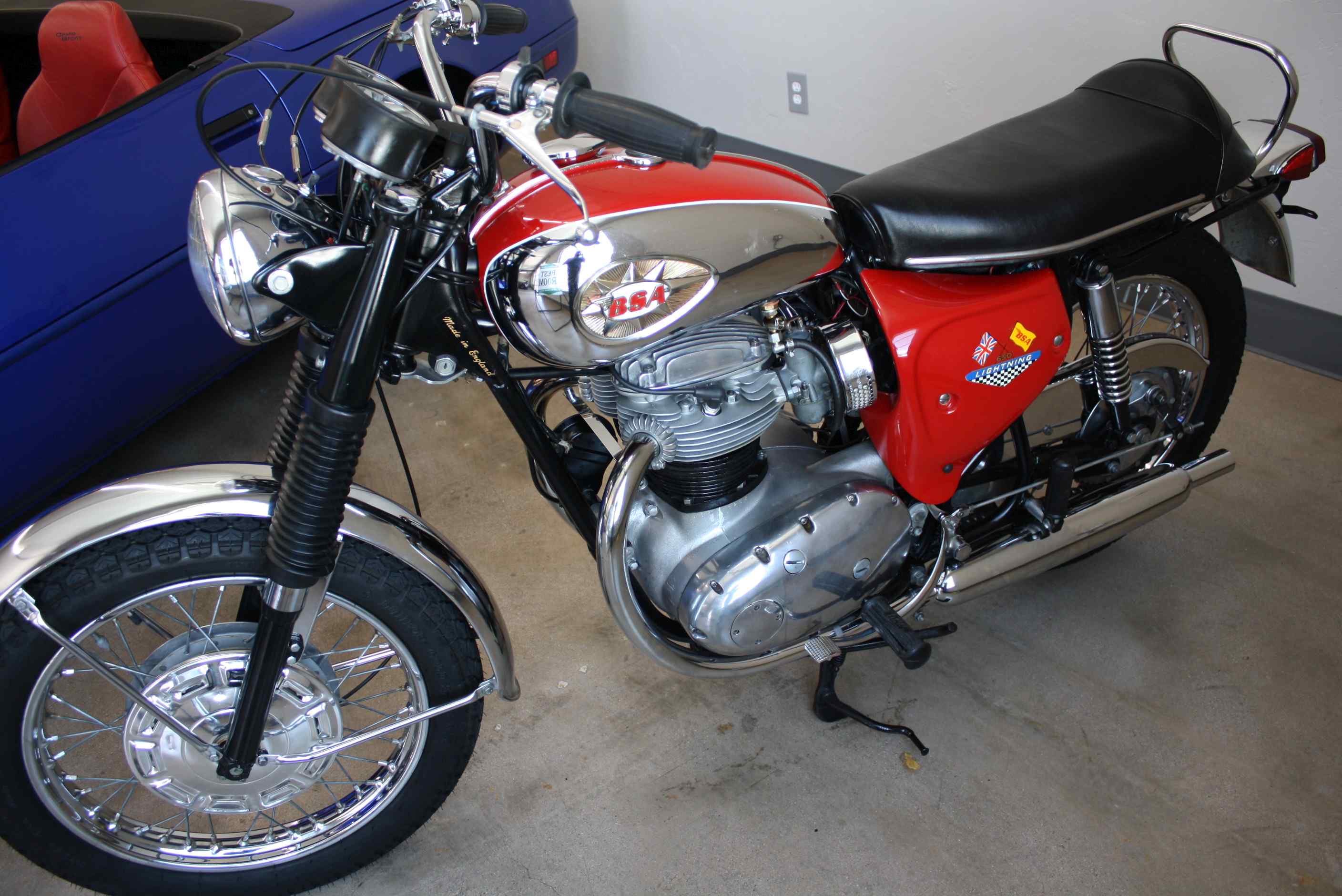 1968 BSA A65 Lightning 650.