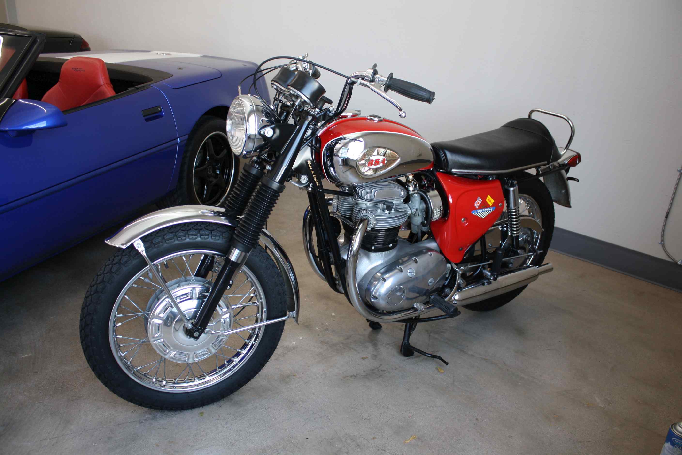 1968 BSA A65 Lightning 650.