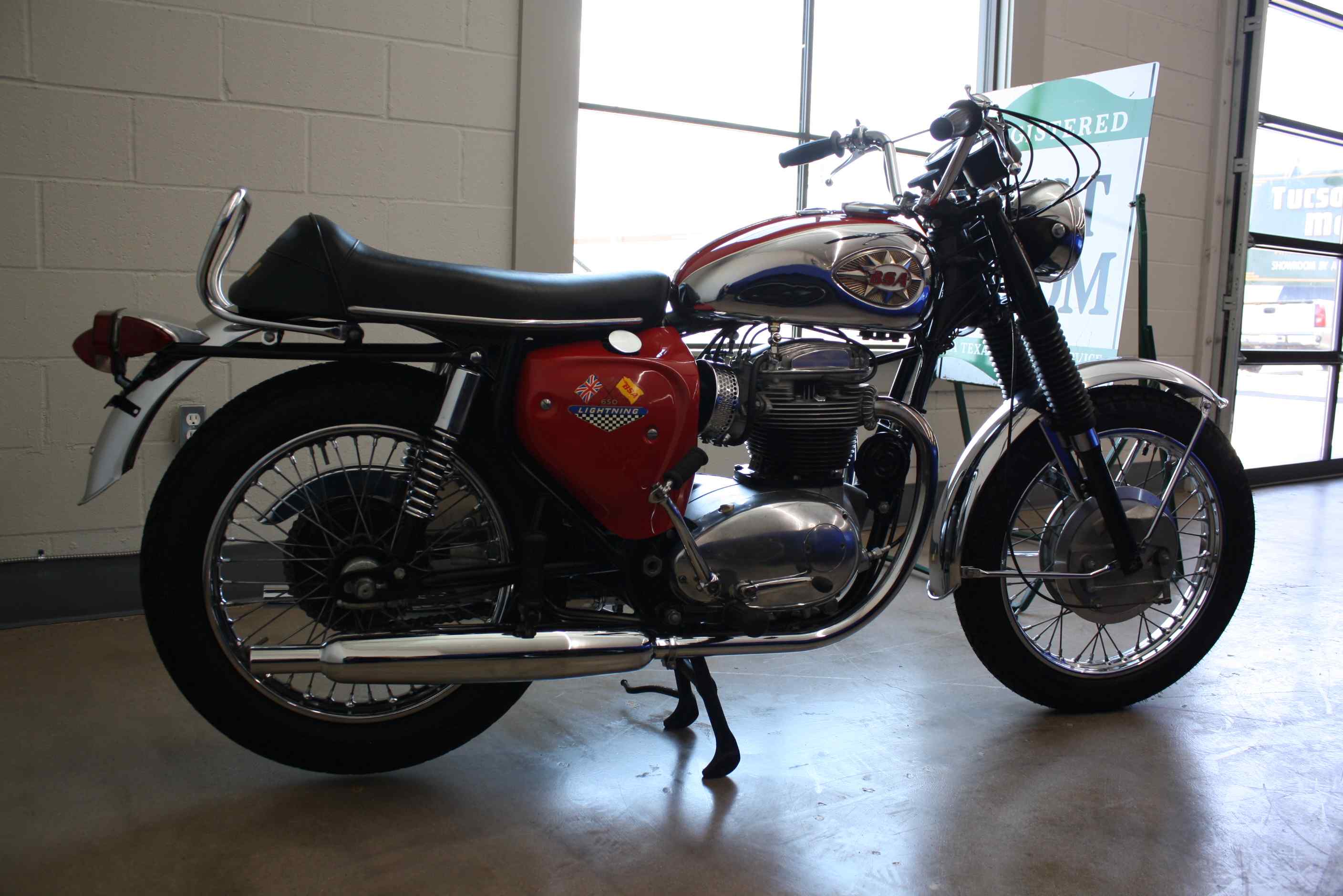 1968 BSA A65 Lightning 650.