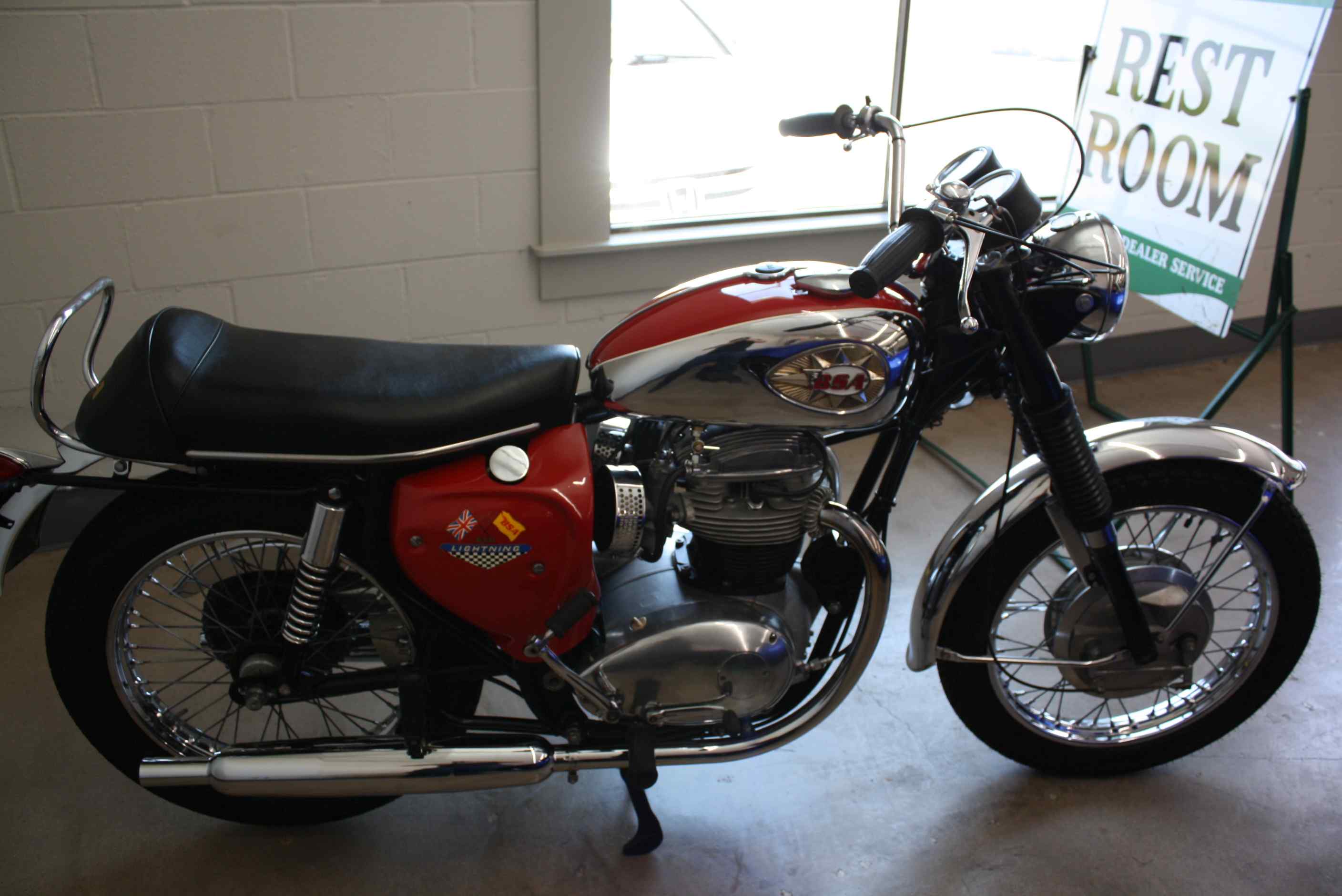 1968 BSA A65 Lightning 650.