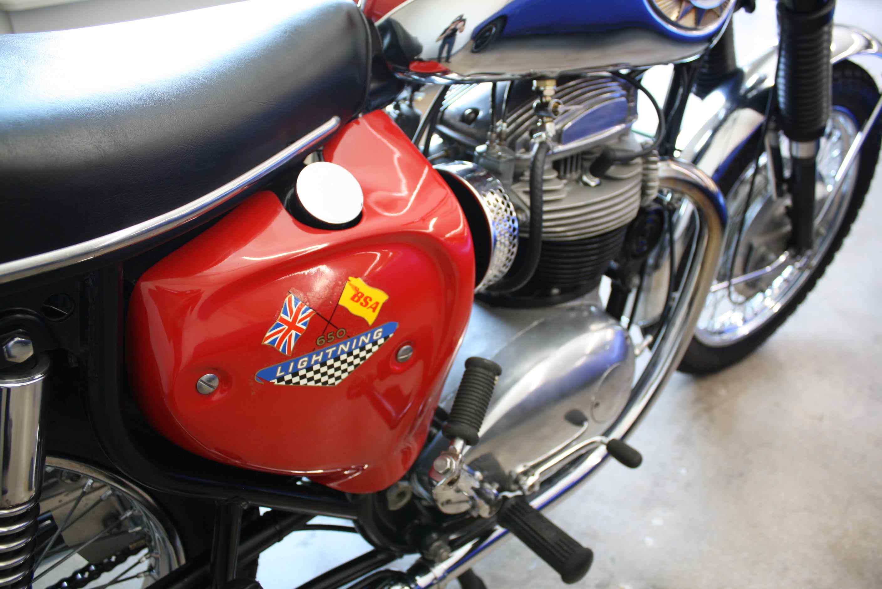 1968 BSA A65 Lightning 650.
