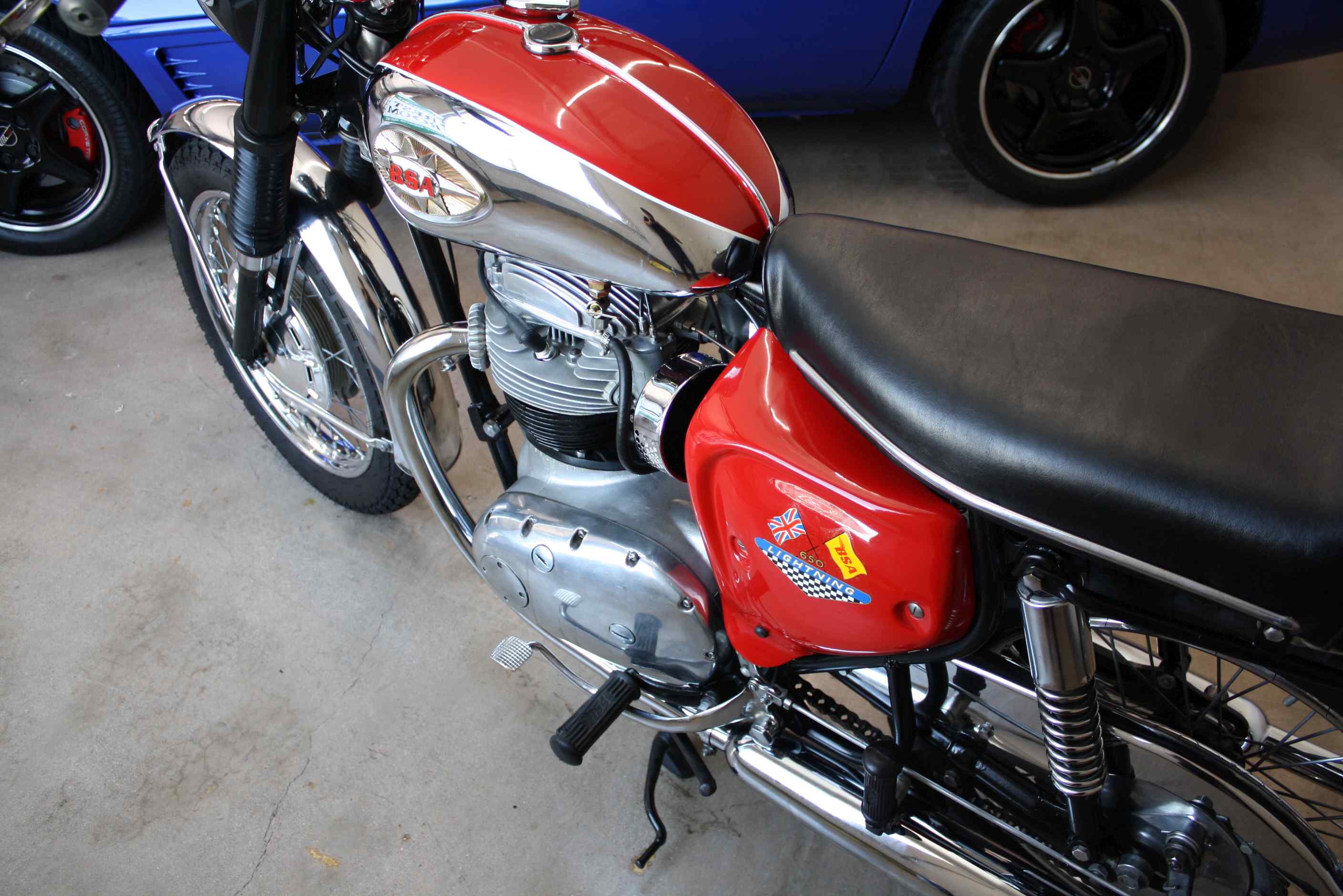 1968 BSA A65 Lightning 650.