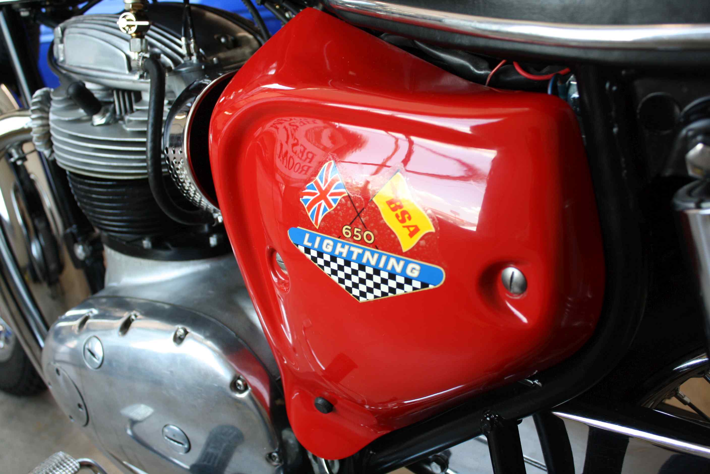 1968 BSA A65 Lightning 650.