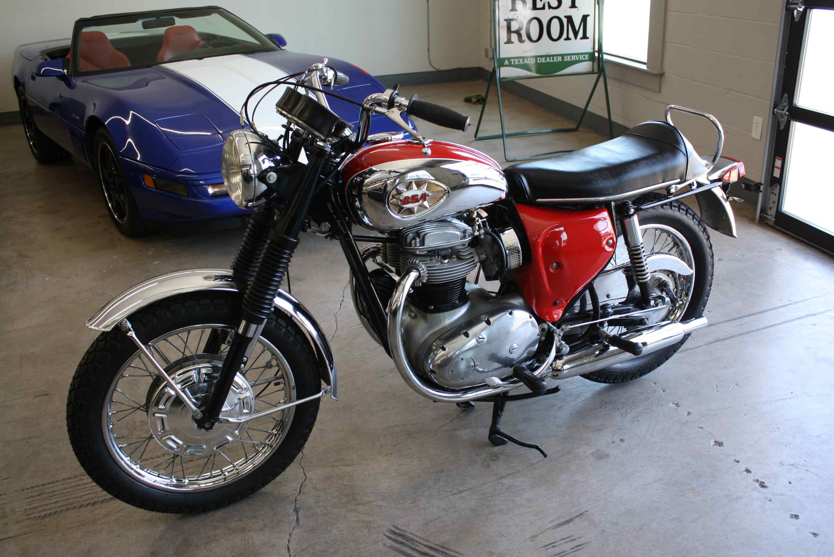 1968 BSA A65 Lightning 650.