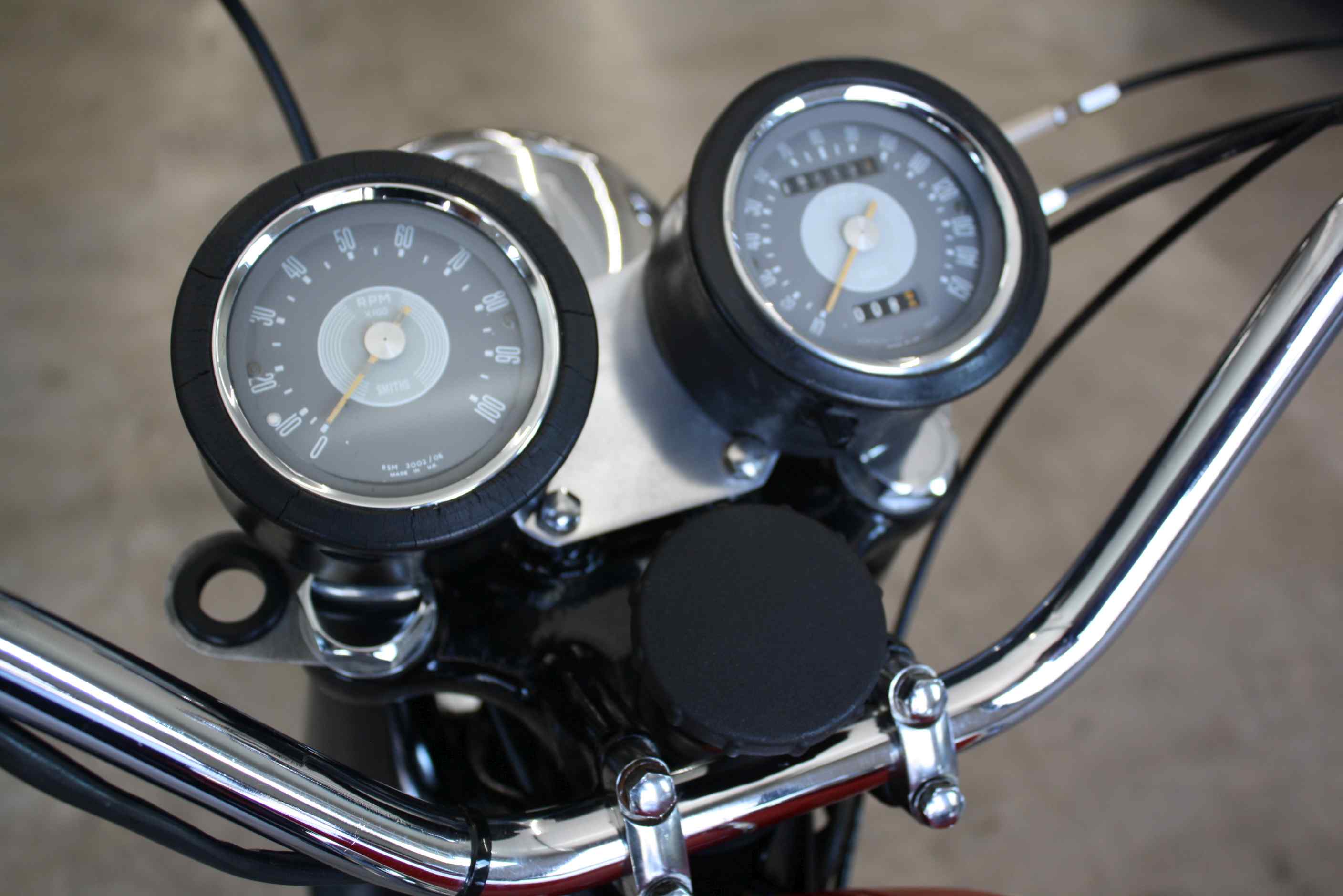 1968 BSA A65 Lightning 650.