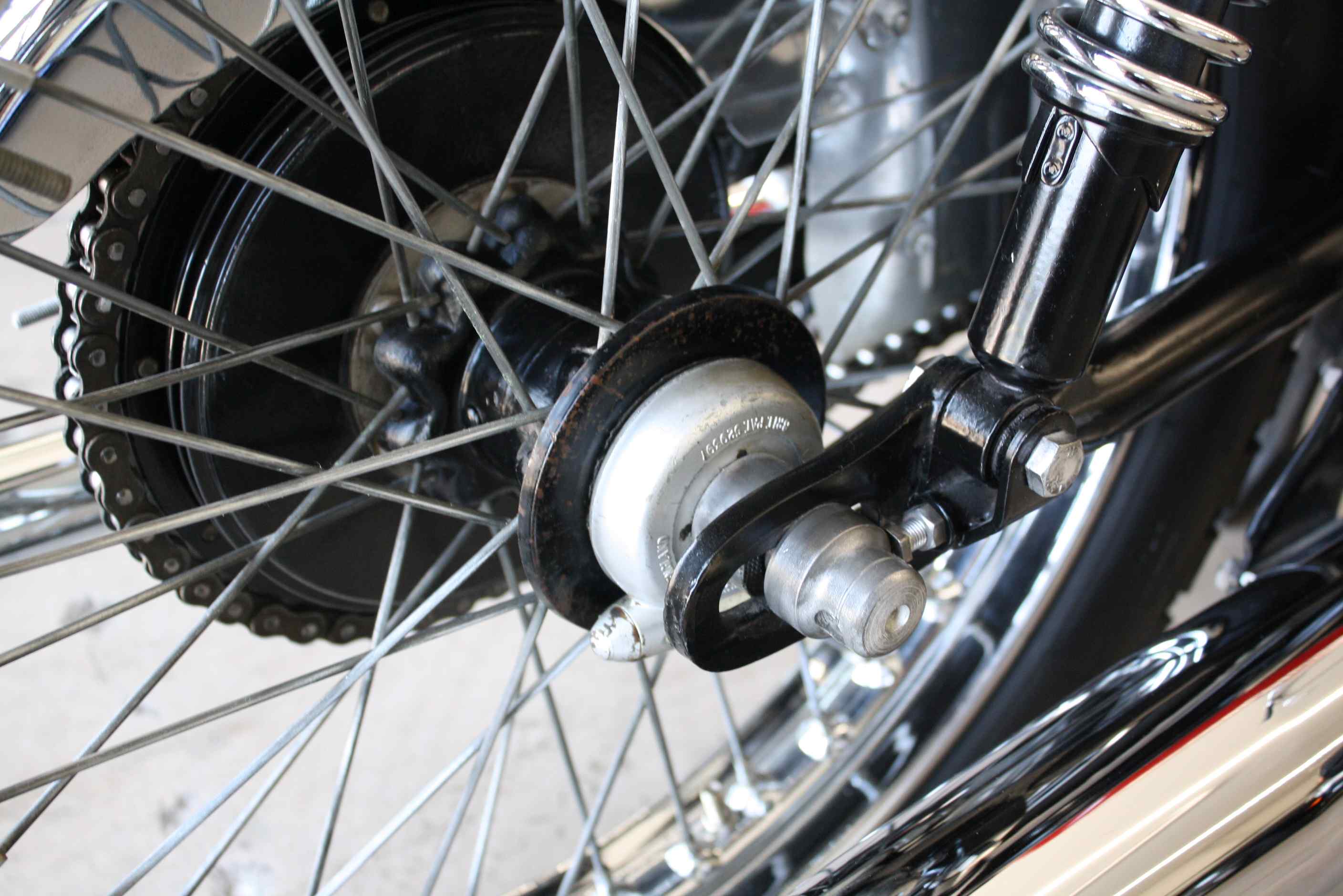 1968 BSA A65 Lightning 650.