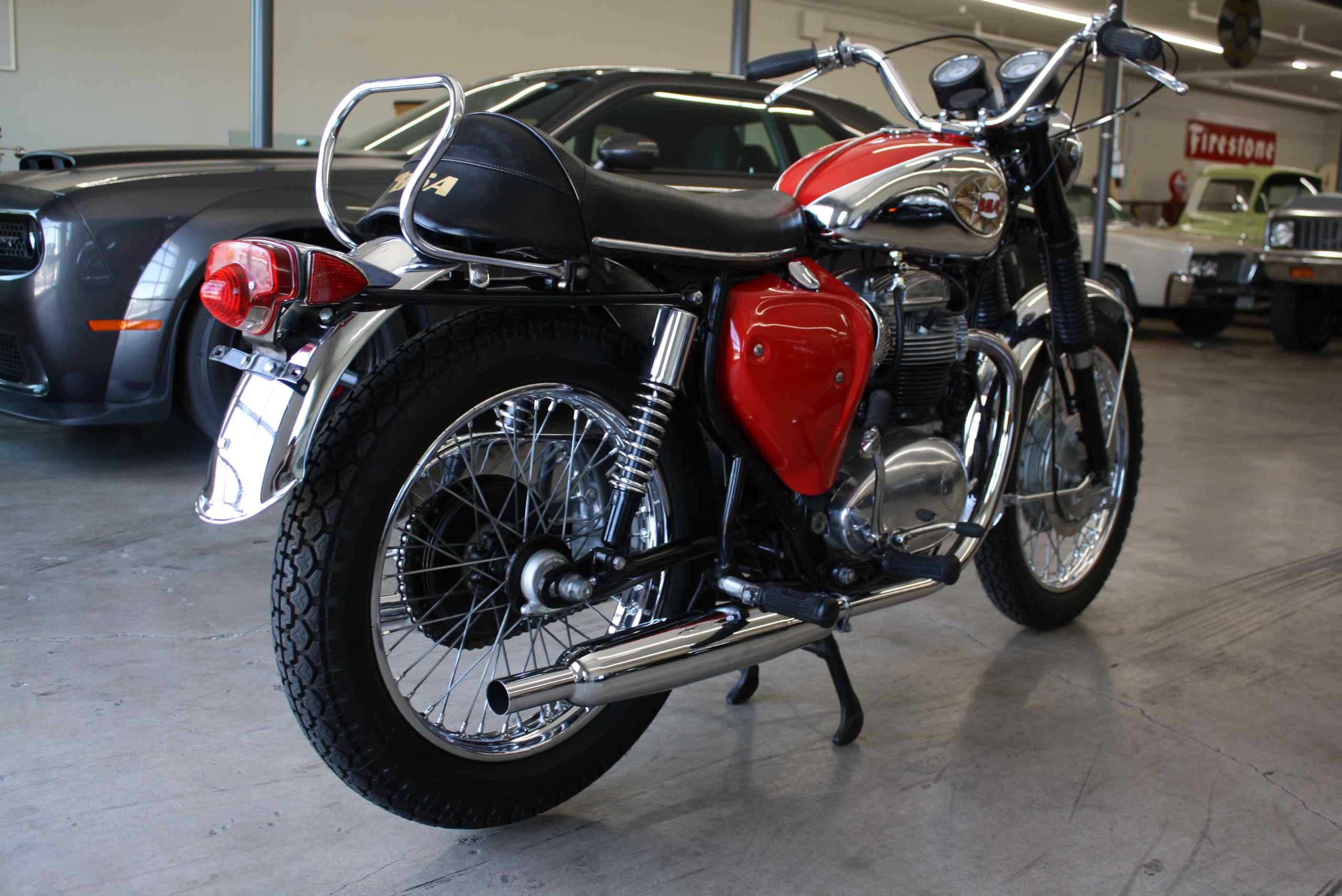 1968 BSA A65 Lightning 650.