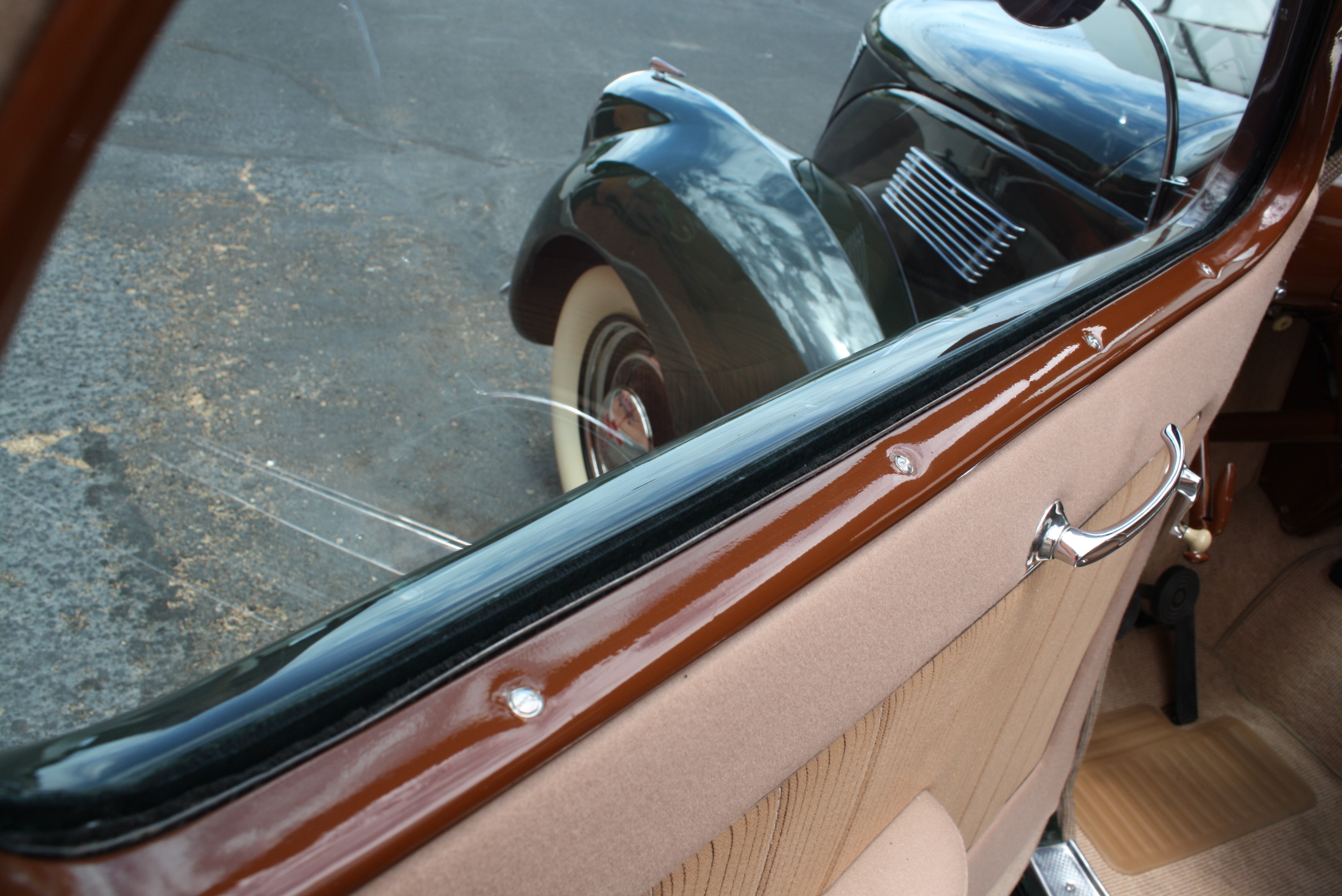 1937 Lincoln Zephyr 3 window coupe.