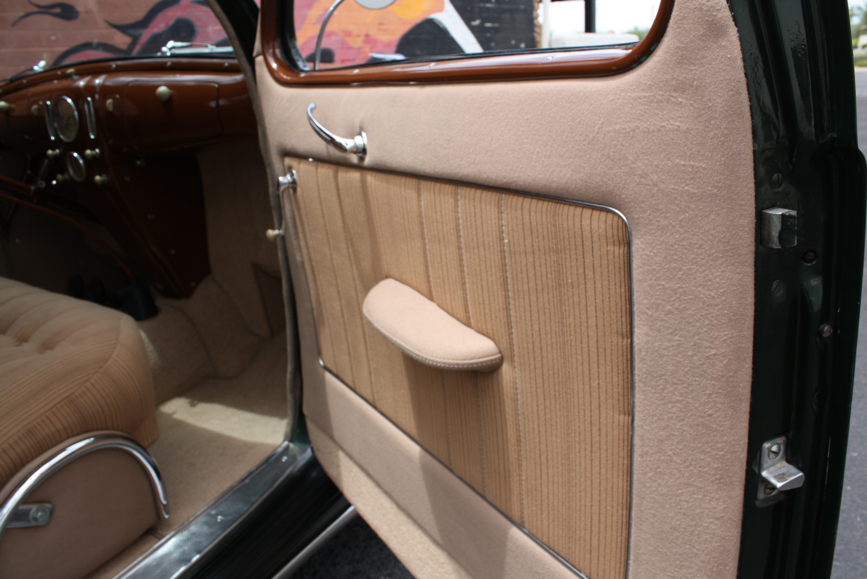1937 Lincoln Zephyr 3 window coupe.