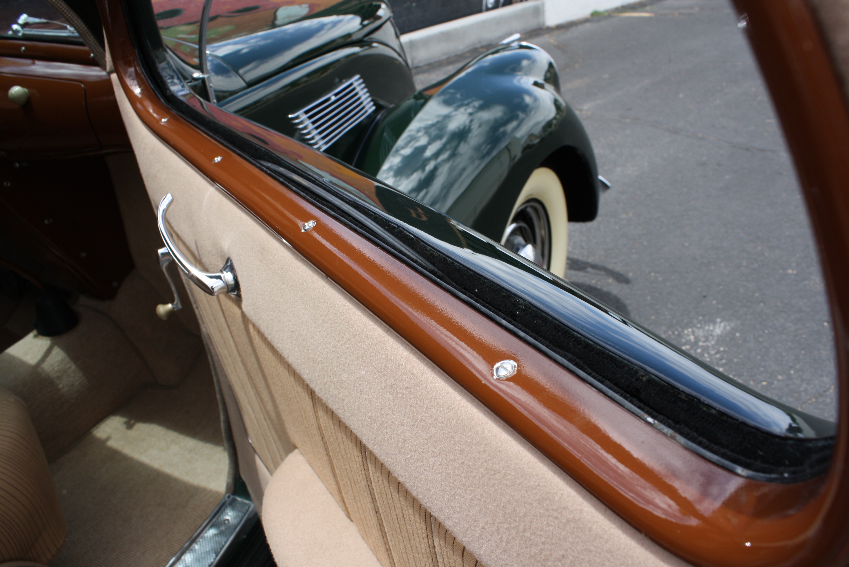 1937 Lincoln Zephyr 3 window coupe.