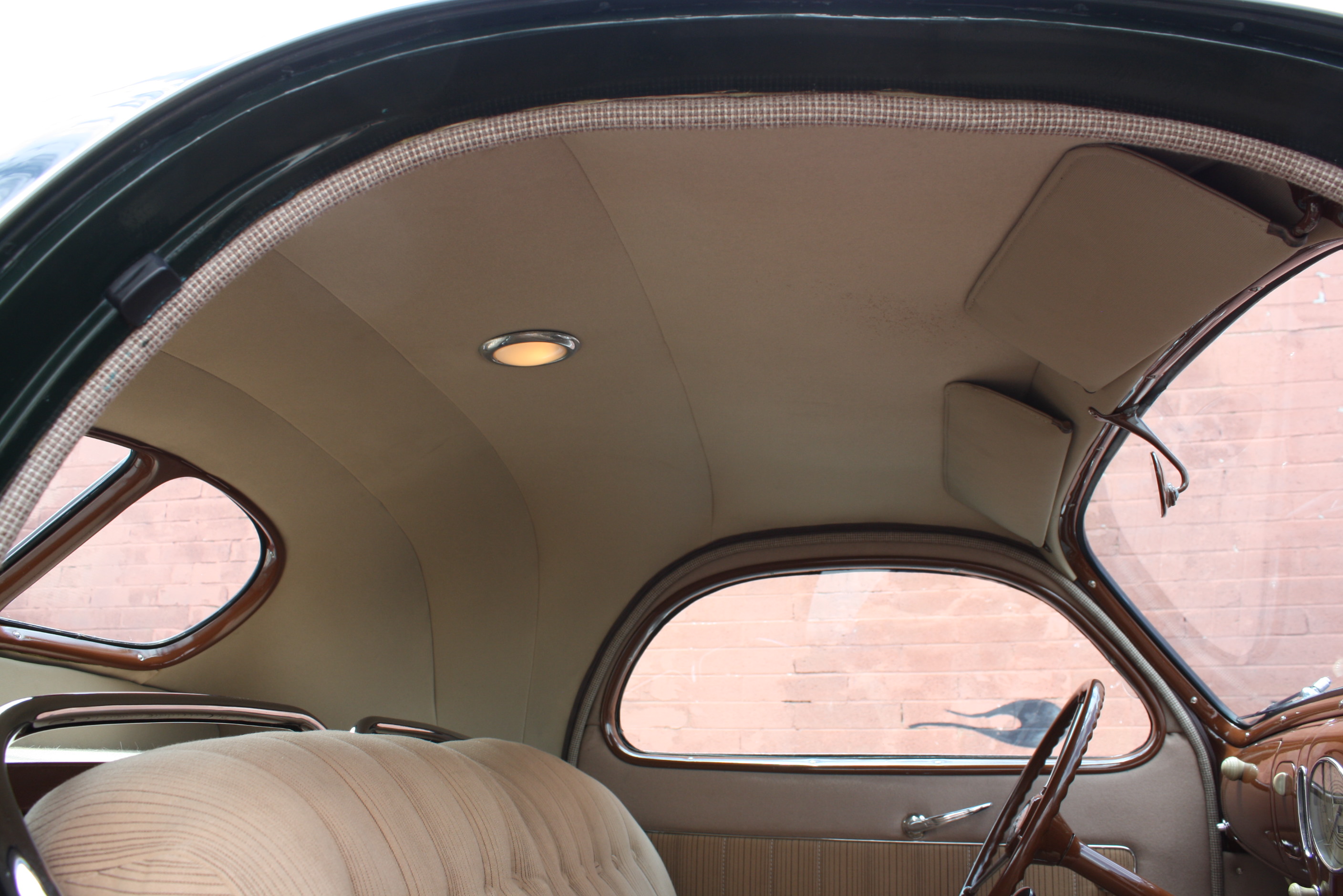 1937 Lincoln Zephyr 3 window coupe.