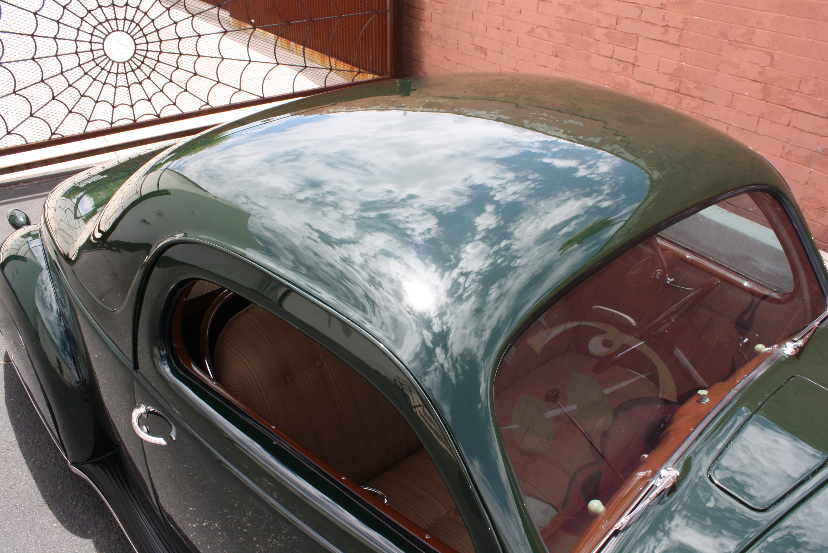 1937 Lincoln Zephyr 3 window coupe.