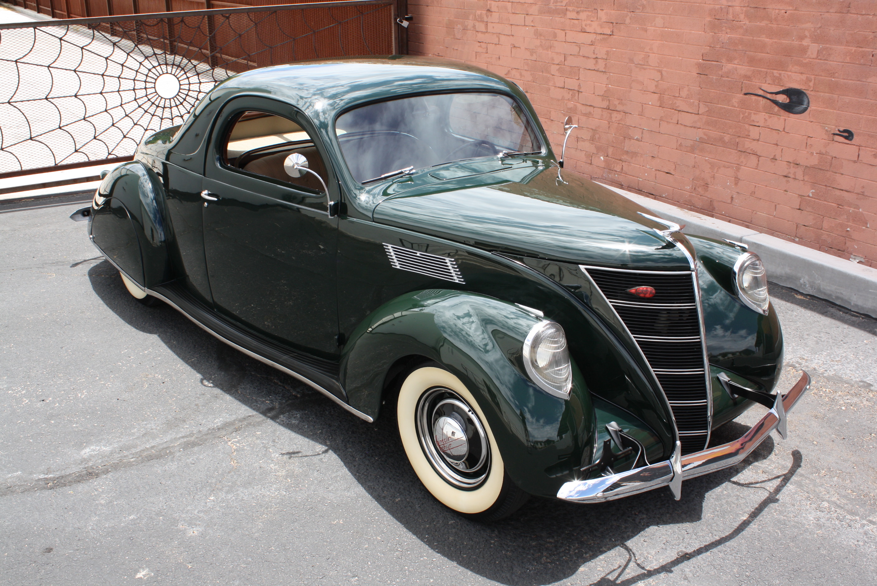 1937 Lincoln Zephyr 3 window coupe.