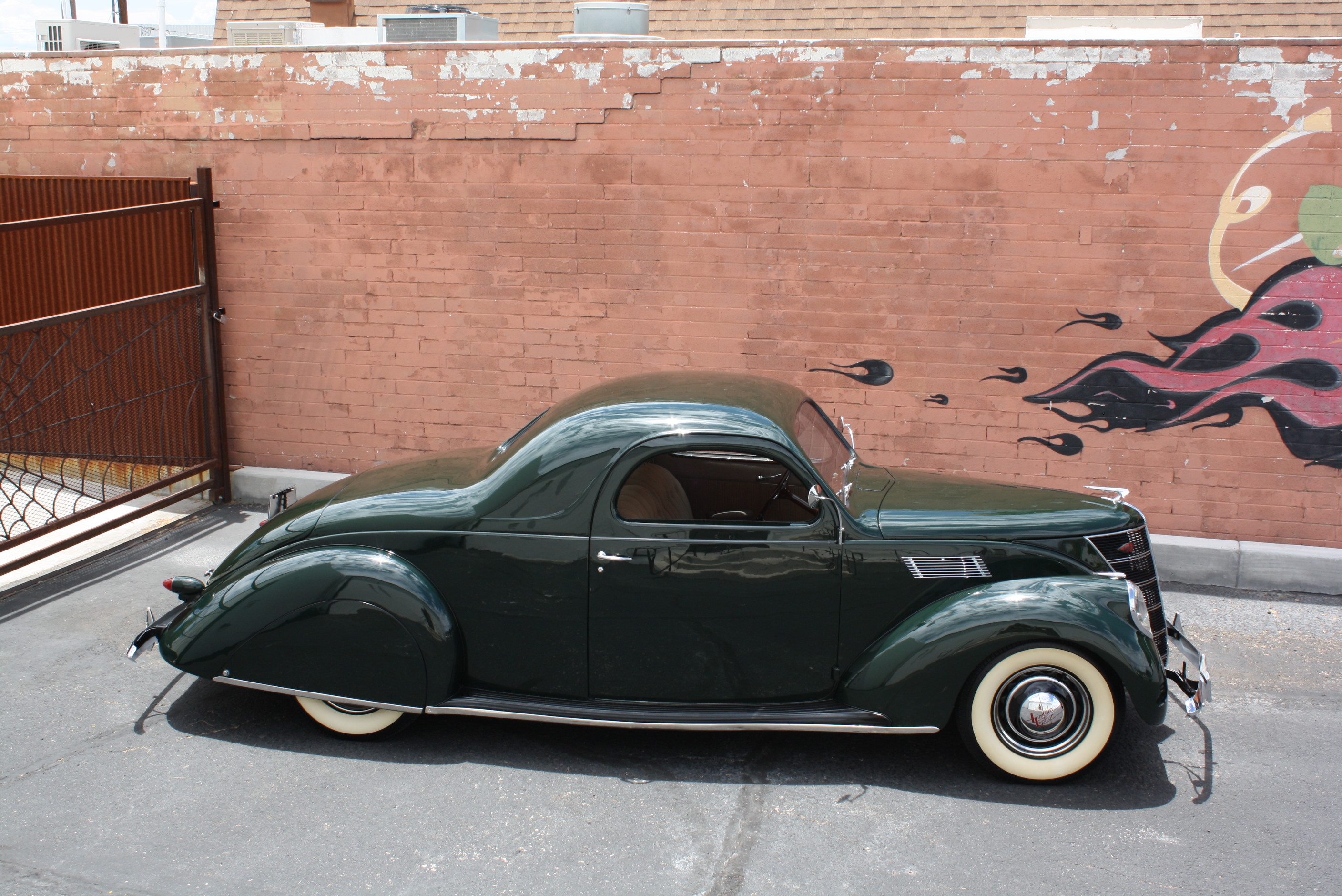 1937 Lincoln Zephyr 3 window coupe.