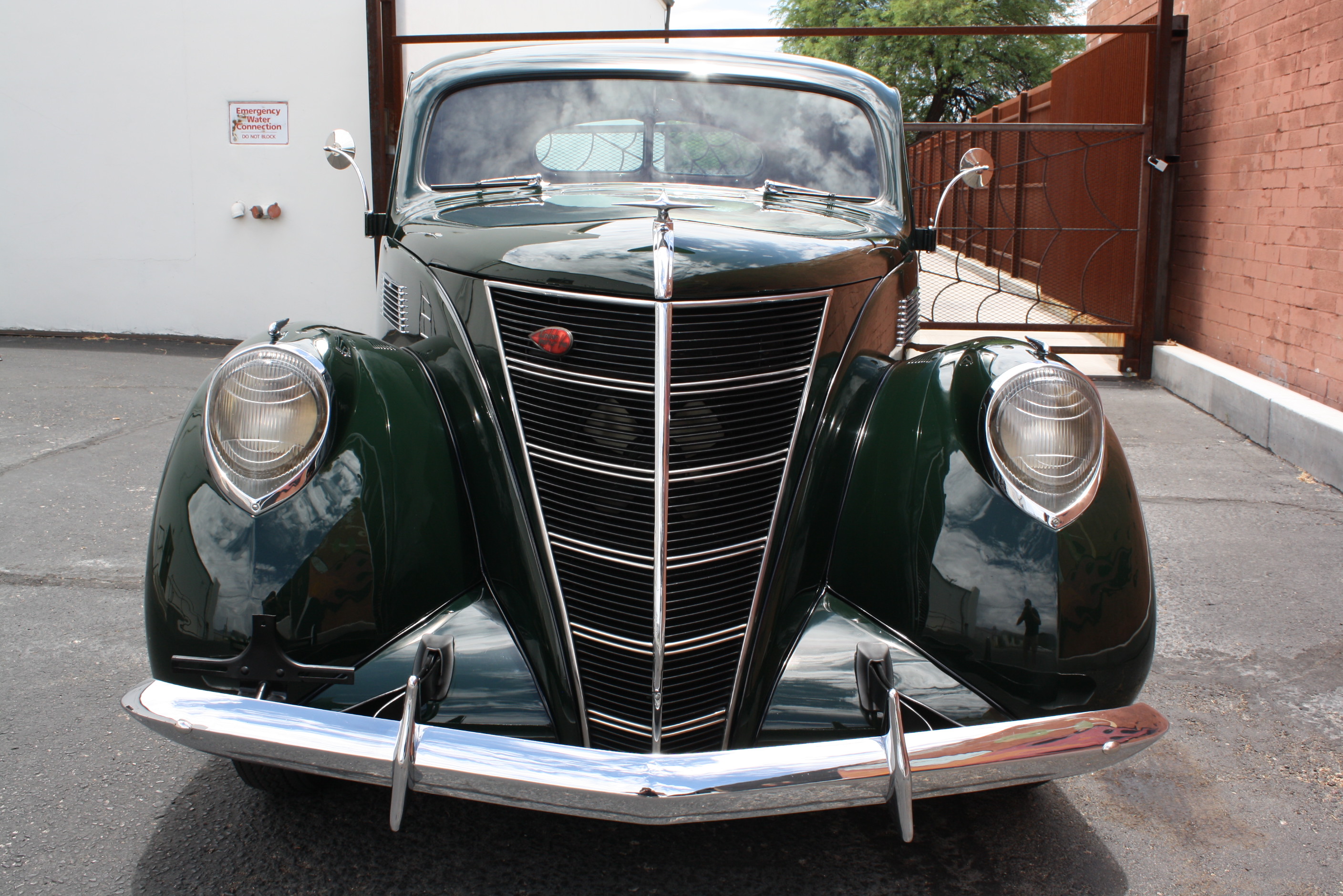 1937 Lincoln Zephyr 3 window coupe.