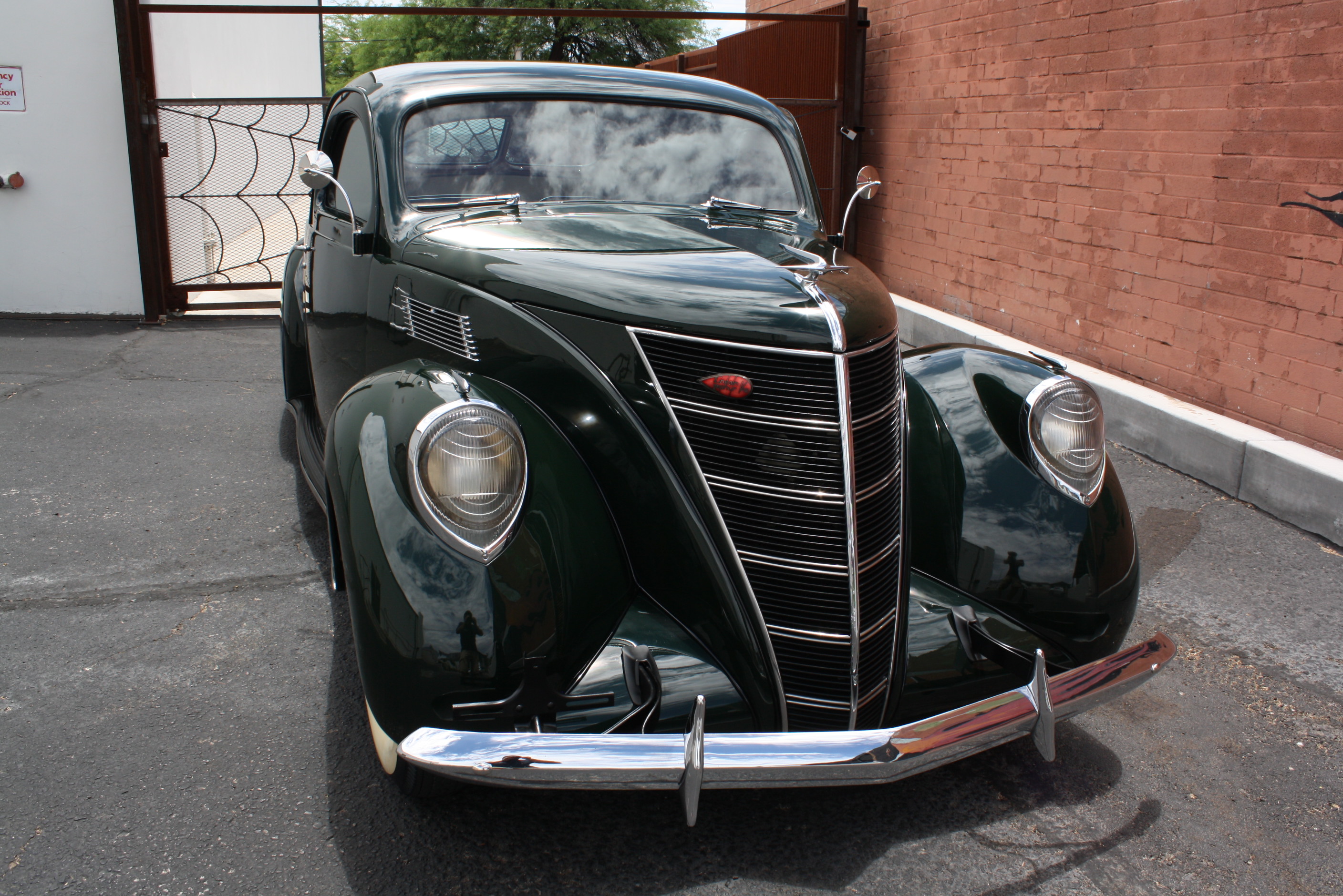 1937 Lincoln Zephyr 3 window coupe.