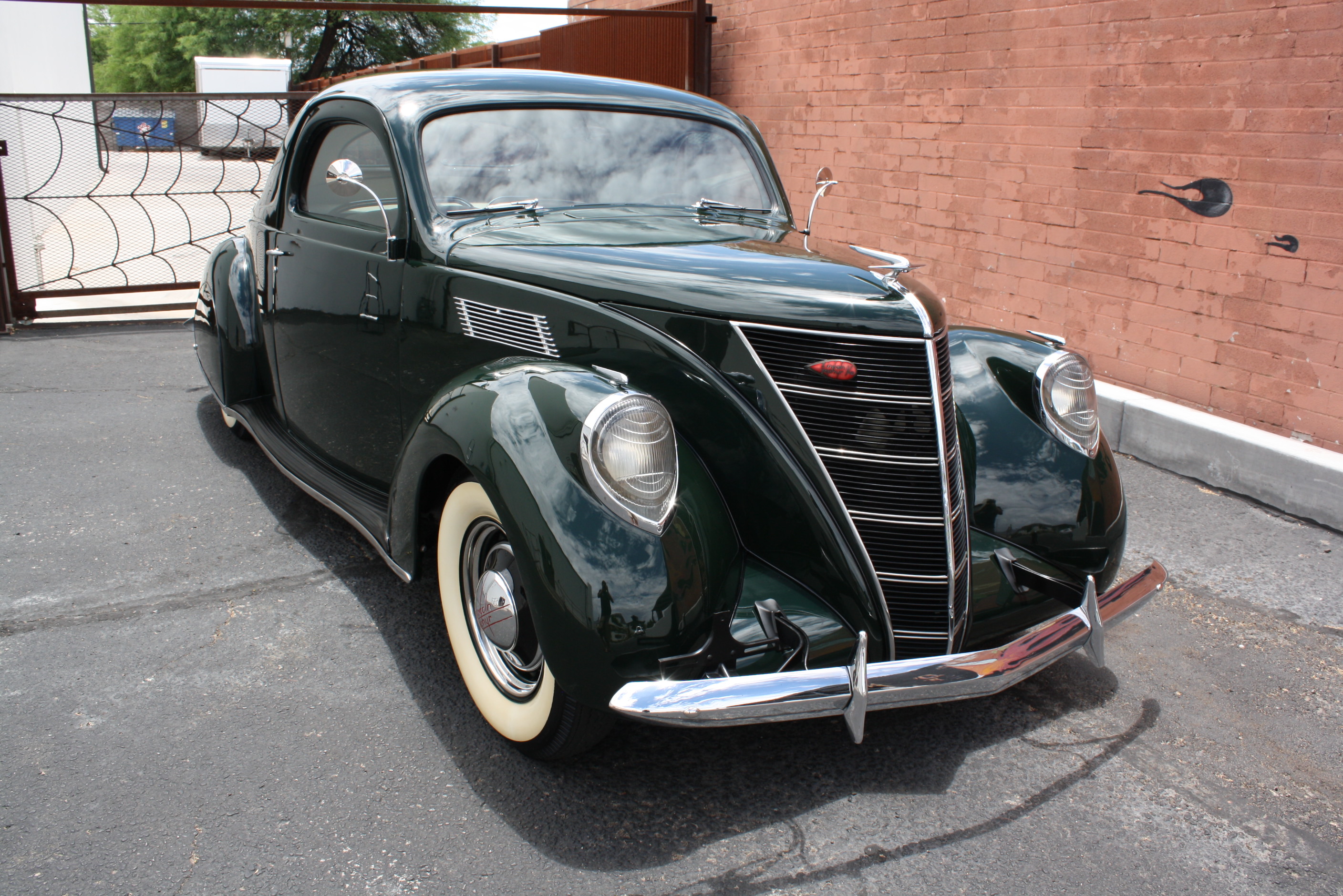 1937 Lincoln Zephyr 3 window coupe.