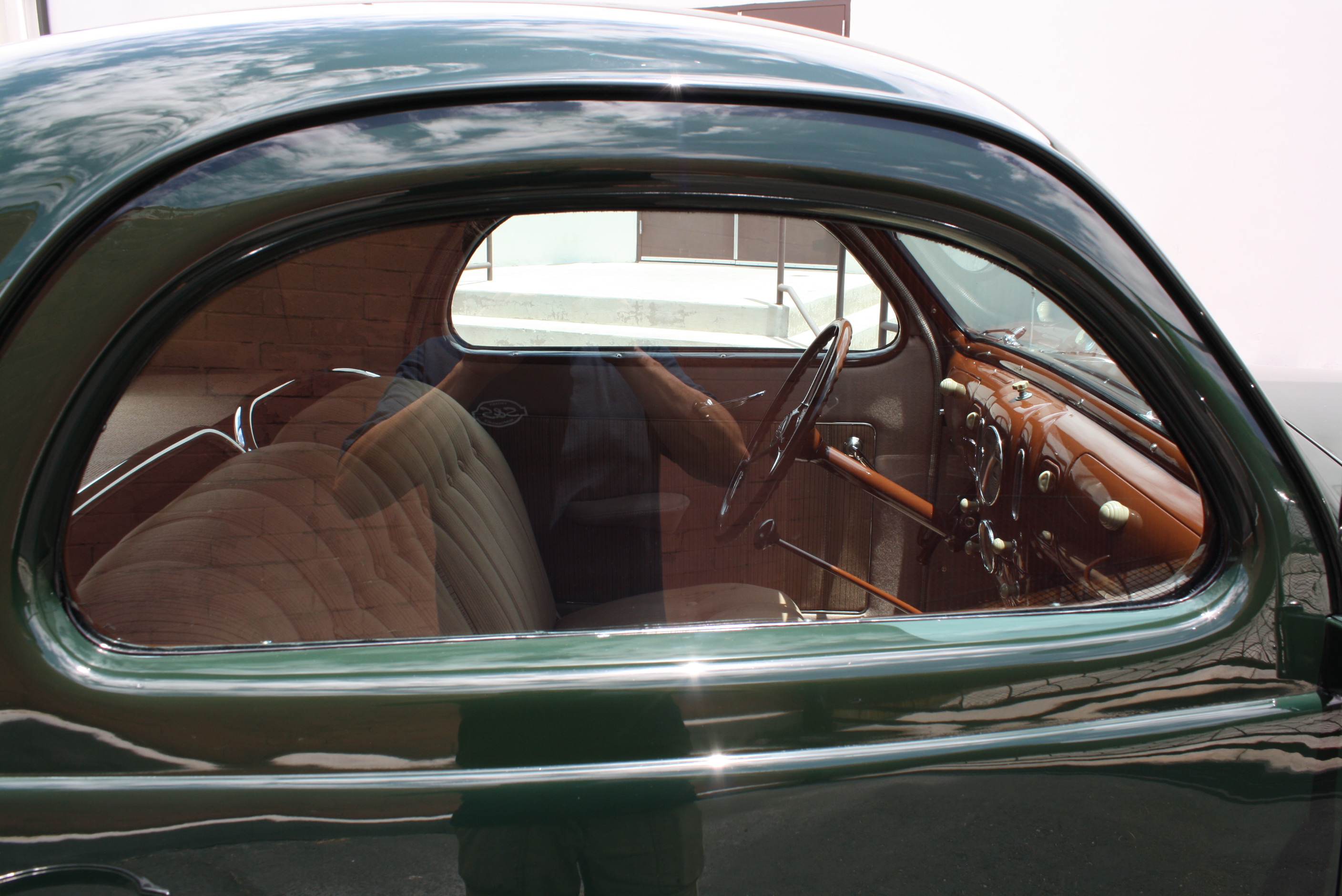 1937 Lincoln Zephyr 3 window coupe.