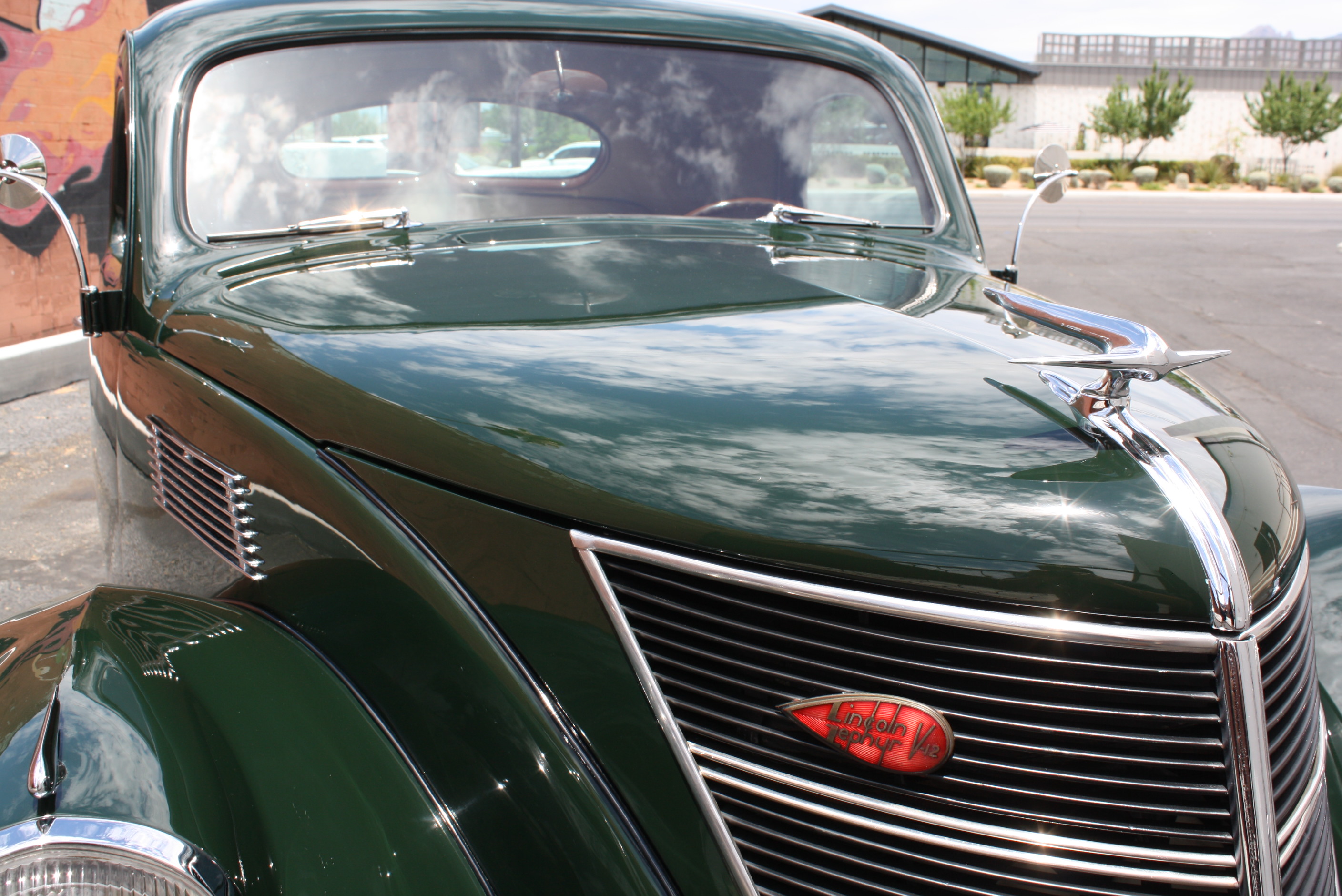 1937 Lincoln Zephyr 3 window coupe.