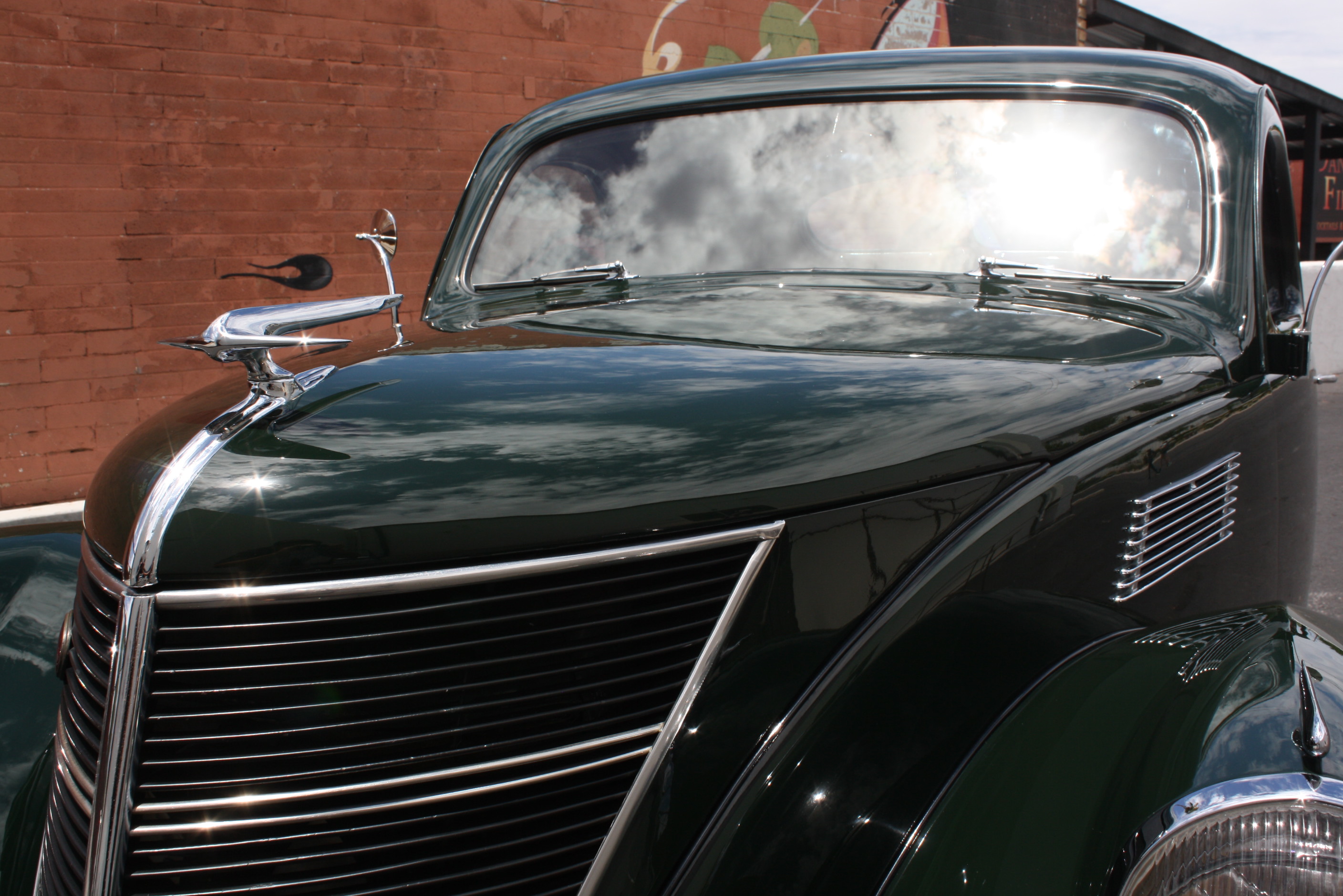 1937 Lincoln Zephyr 3 window coupe.