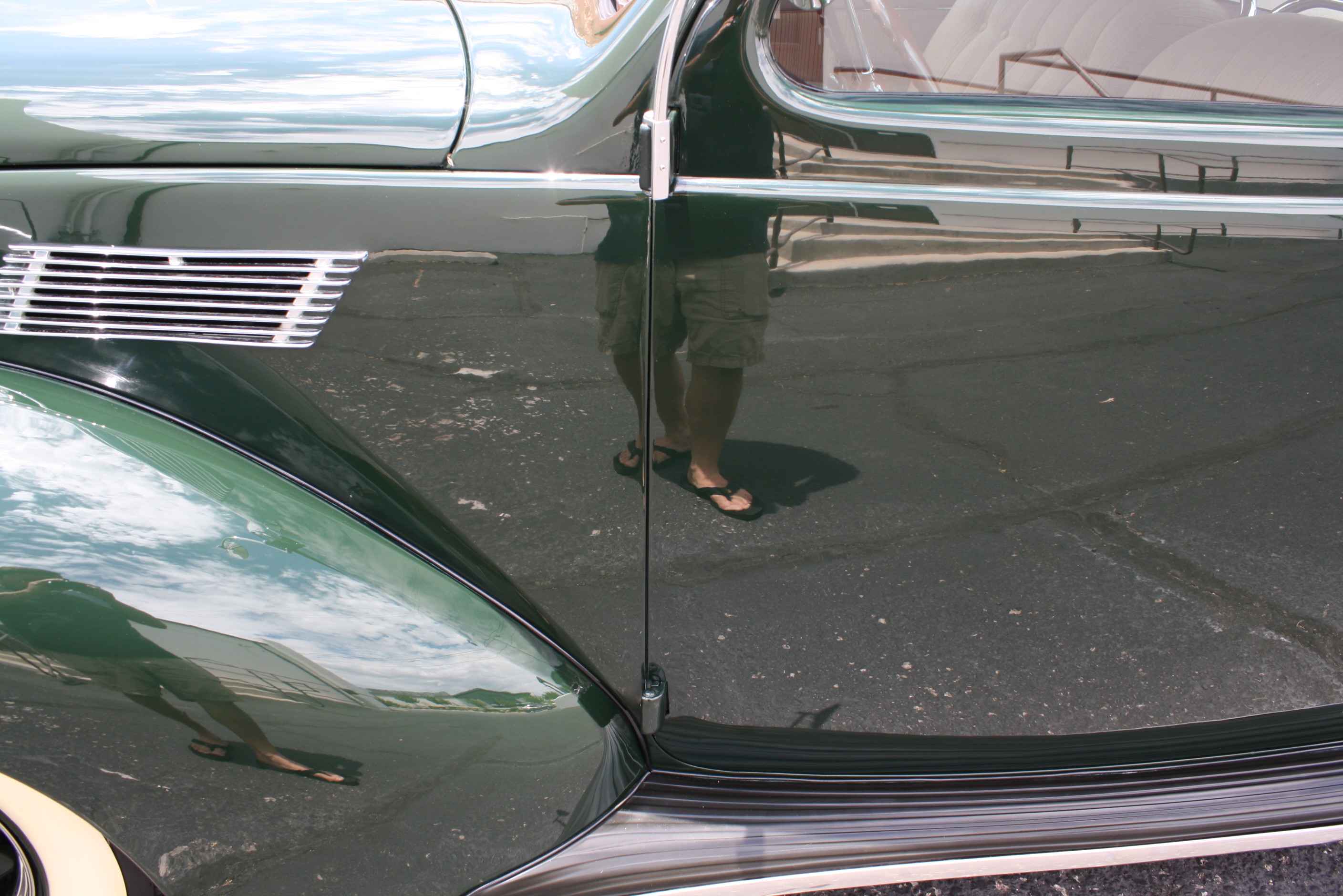 1937 Lincoln Zephyr 3 window coupe.