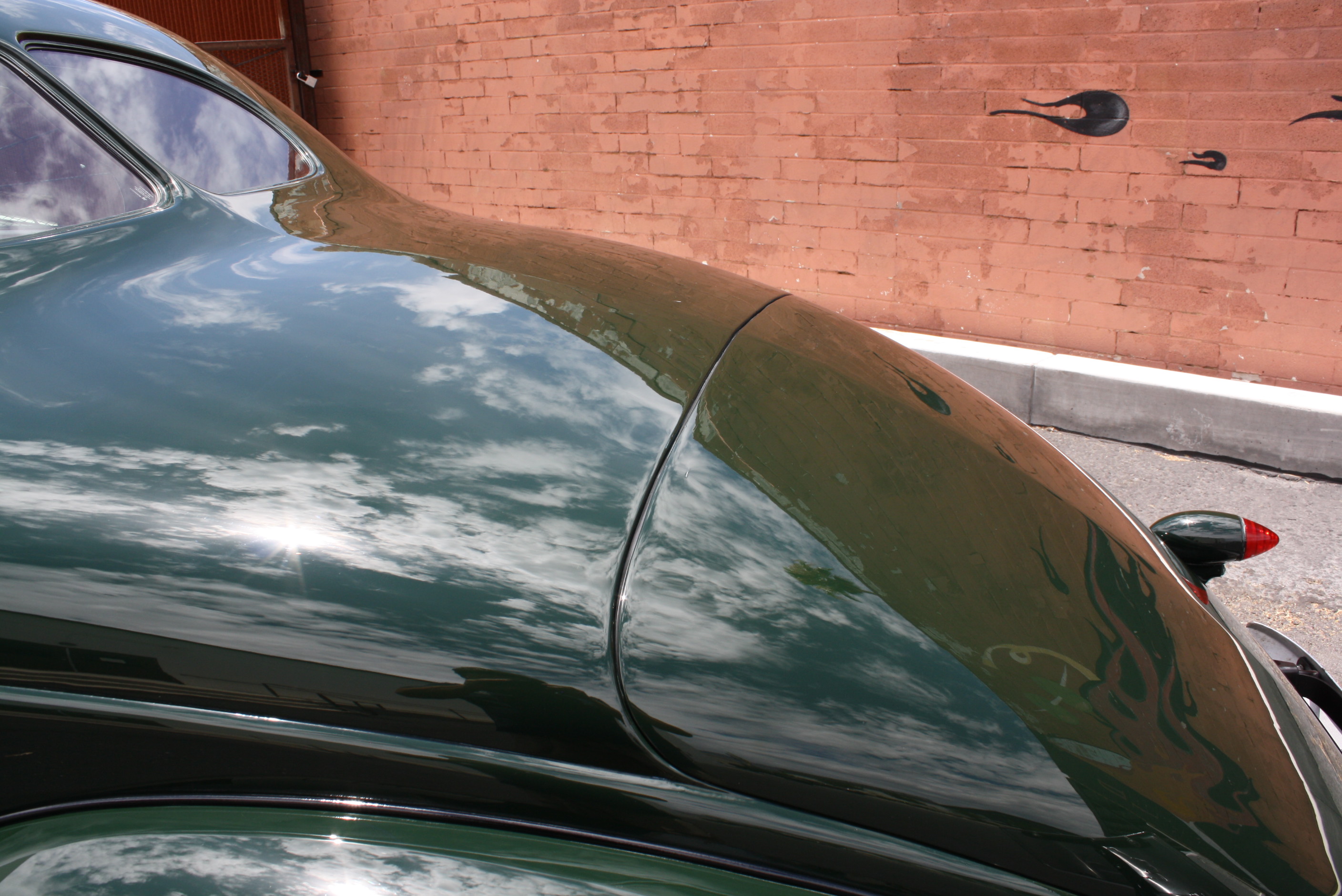 1937 Lincoln Zephyr 3 window coupe.