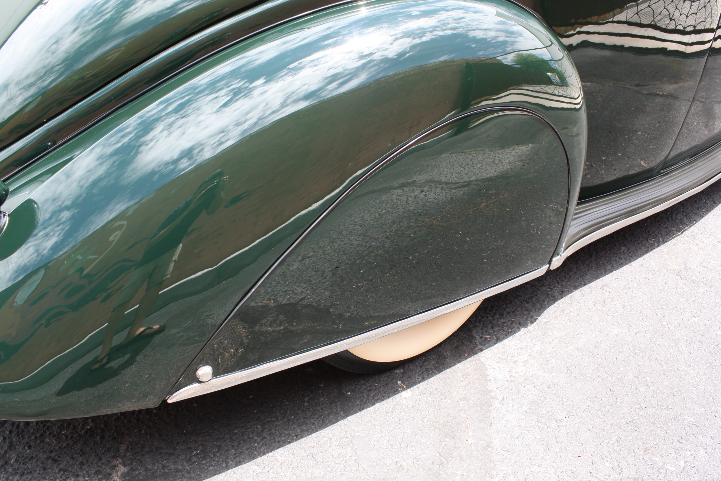 1937 Lincoln Zephyr 3 window coupe.
