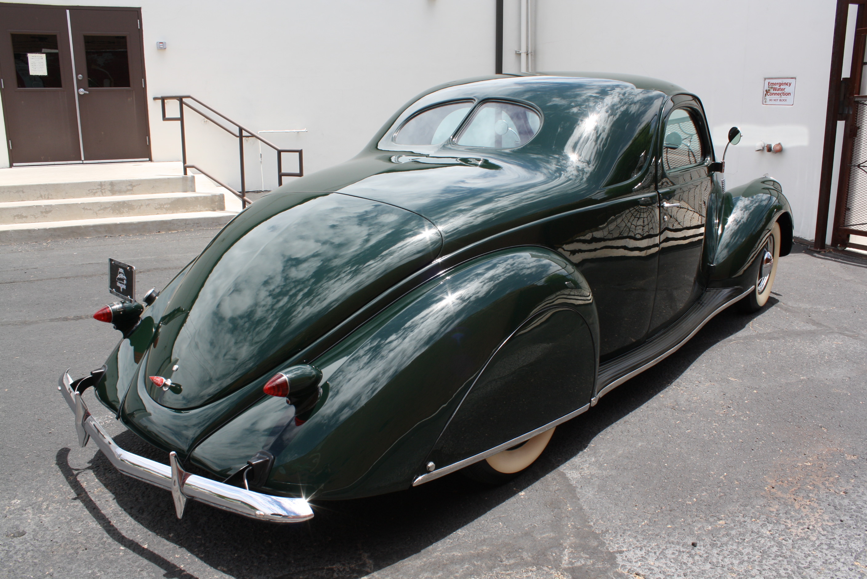1937 Lincoln Zephyr 3 window coupe.