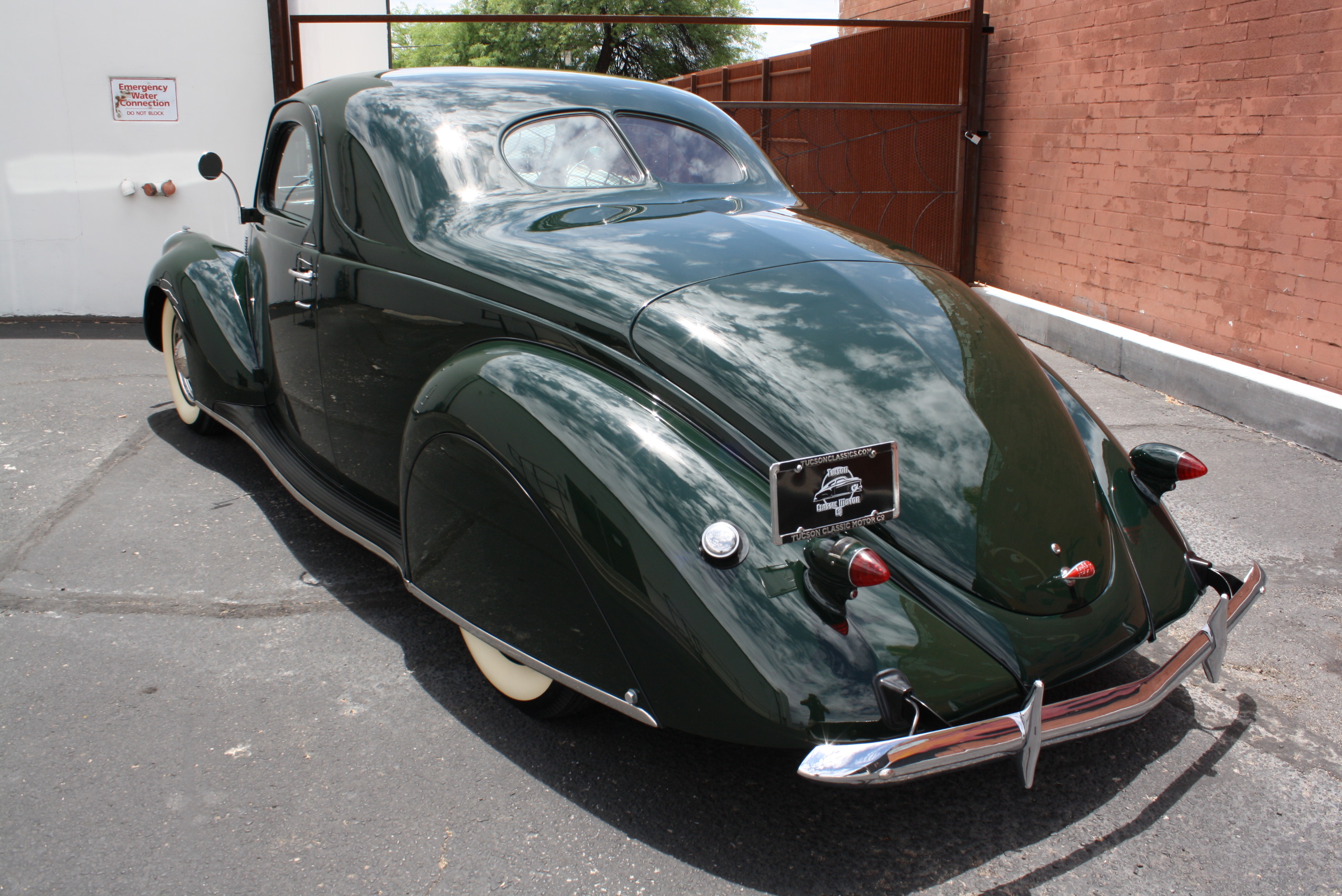 1937 Lincoln Zephyr 3 window coupe.