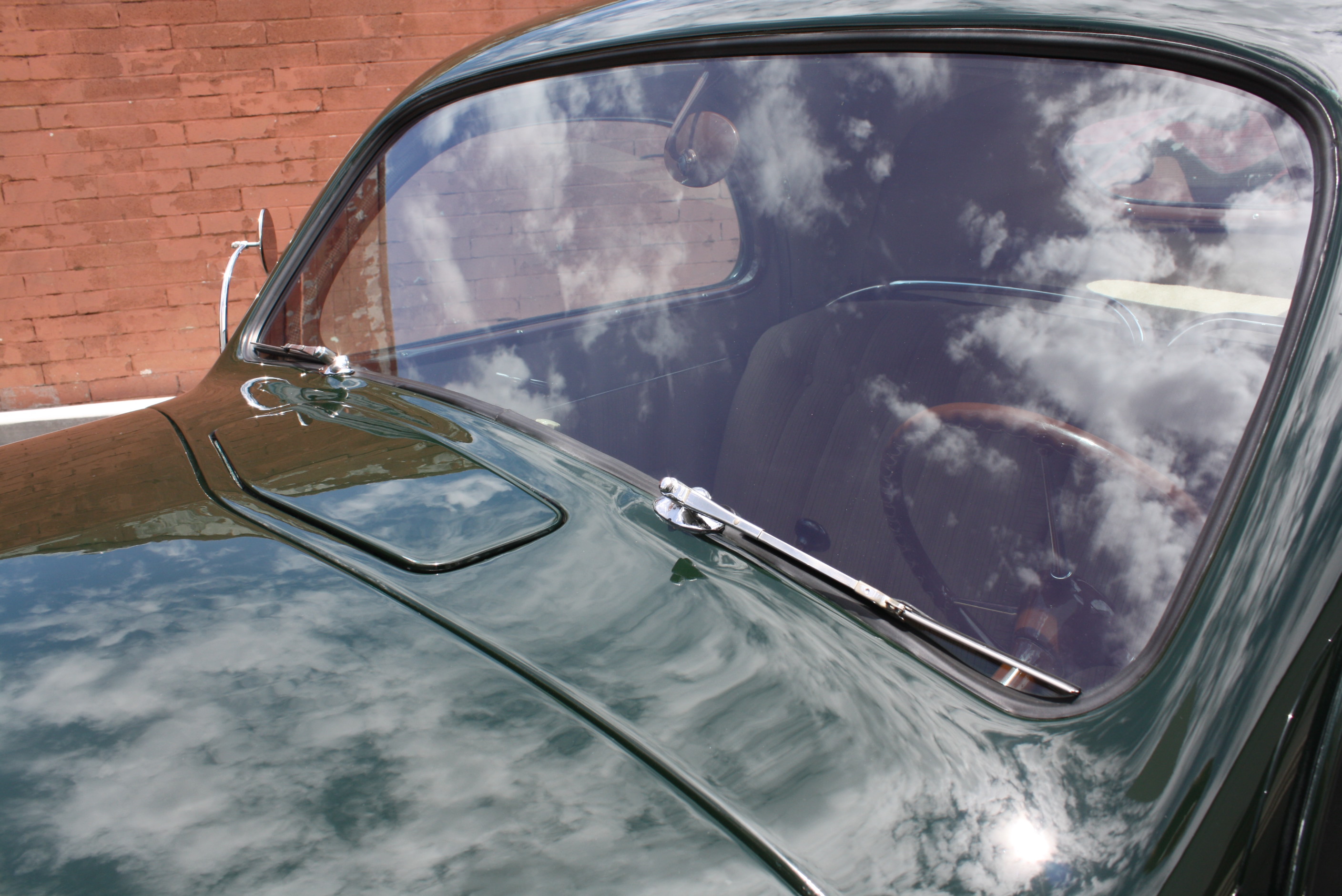 1937 Lincoln Zephyr 3 window coupe.