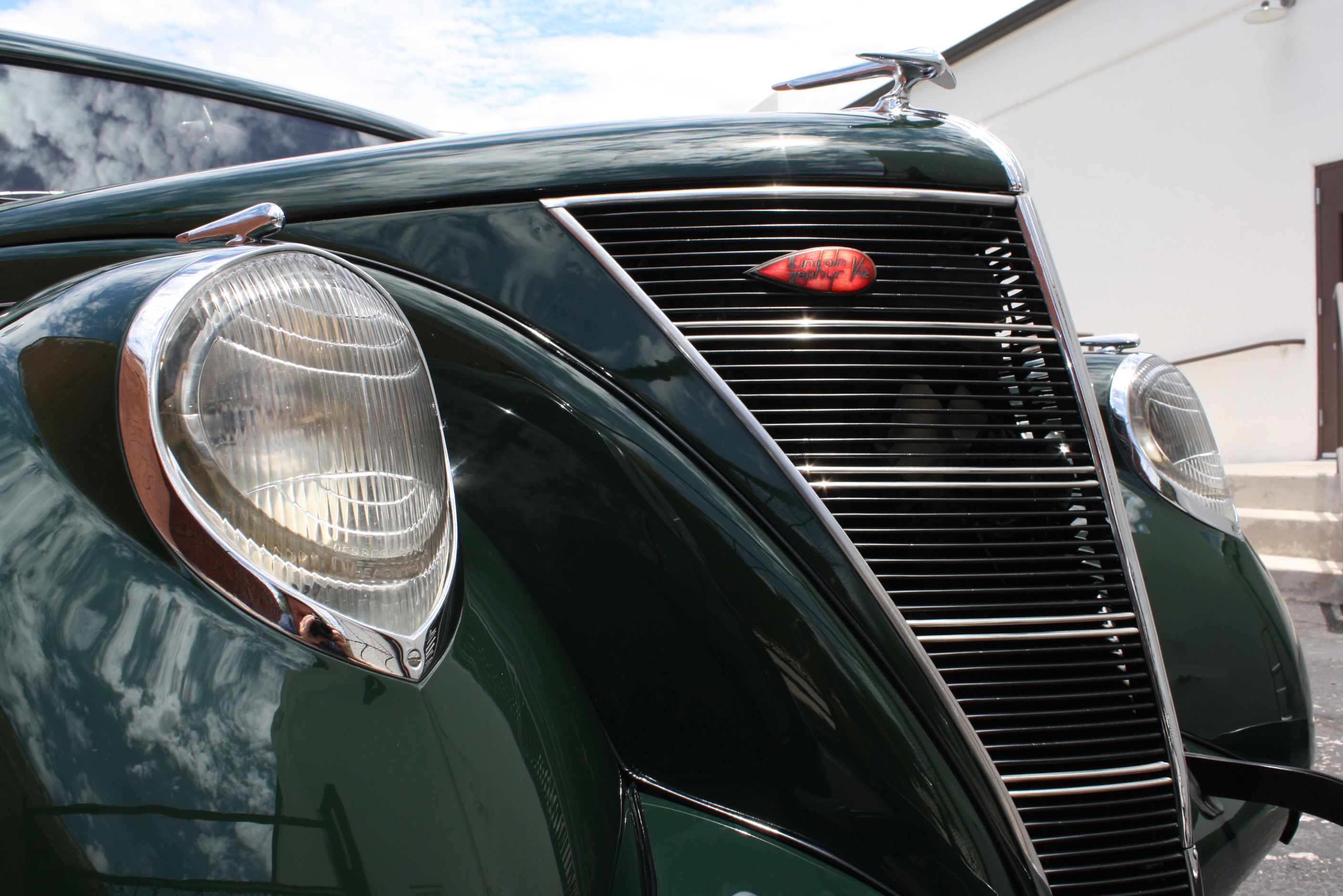 1937 Lincoln Zephyr 3 window coupe.