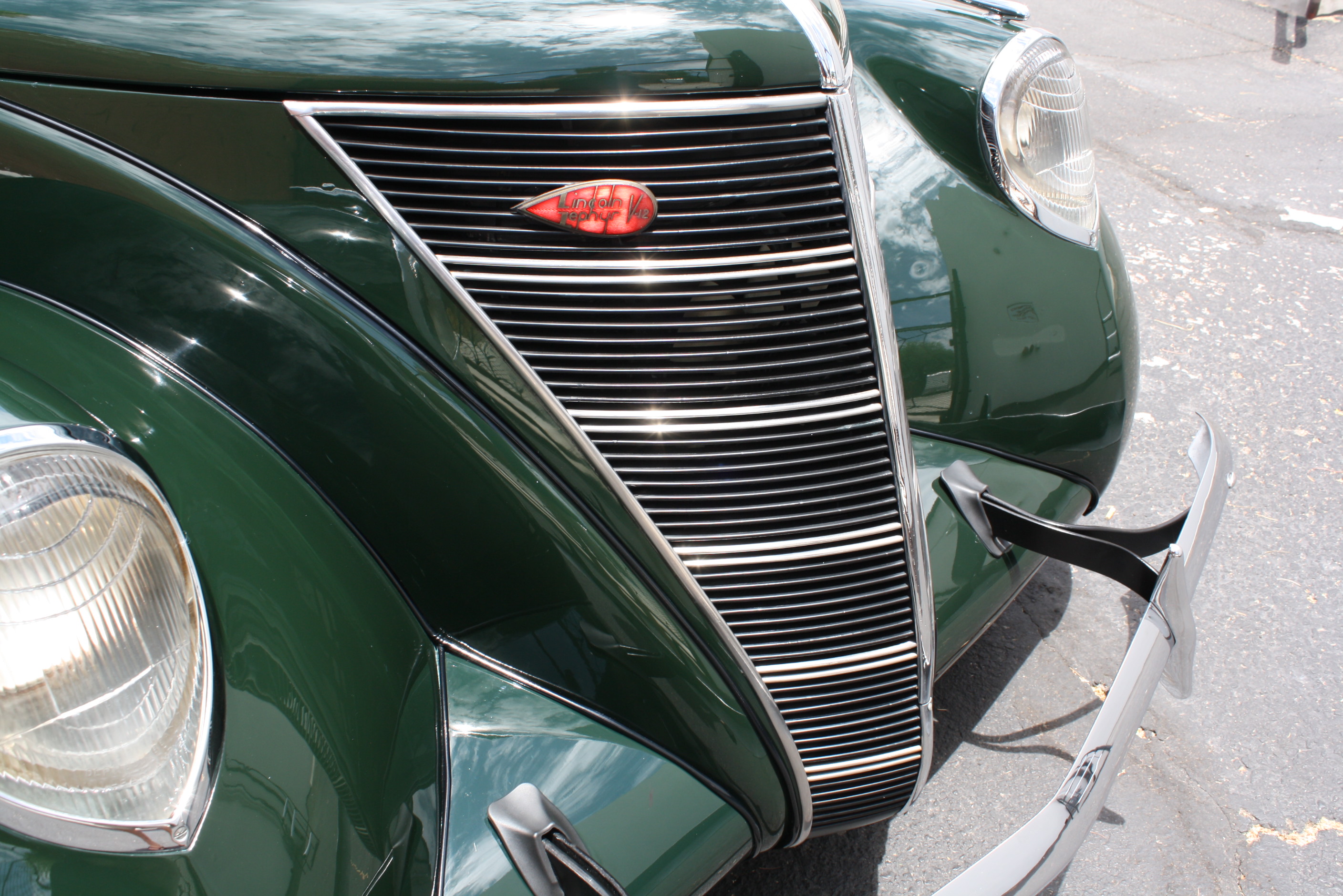 1937 Lincoln Zephyr 3 window coupe.