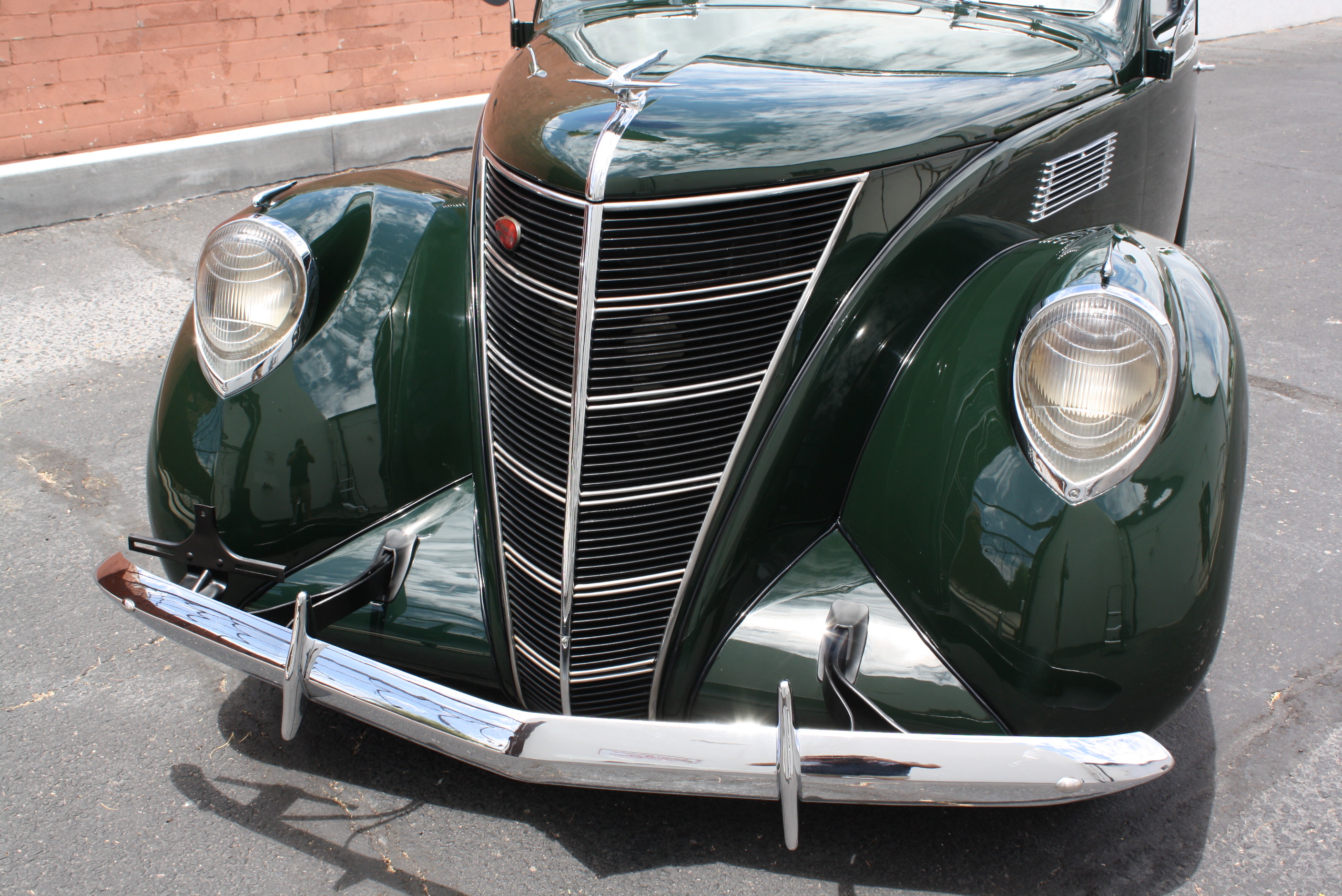 1937 Lincoln Zephyr 3 window coupe.