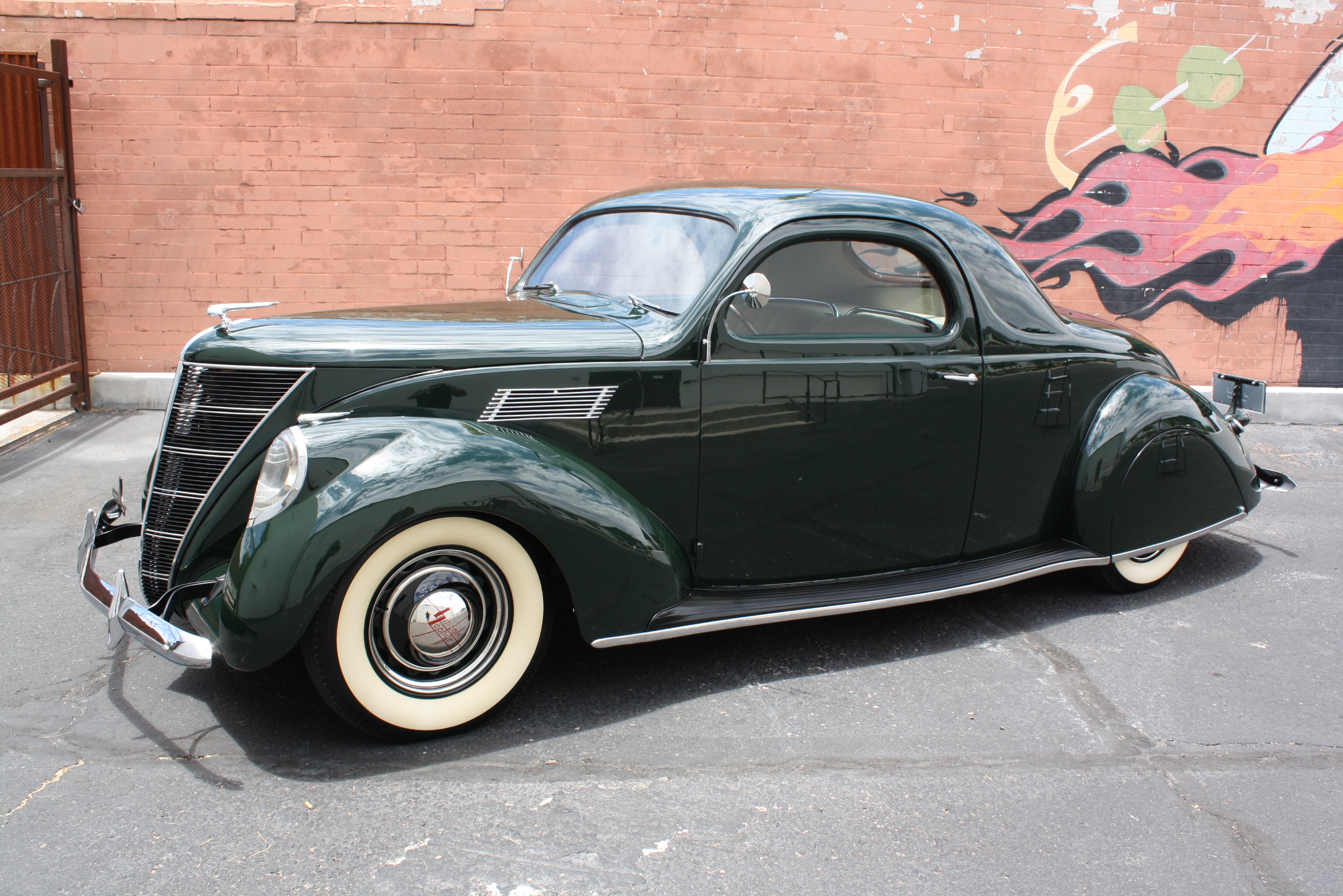 1937 Lincoln Zephyr 3 window coupe.