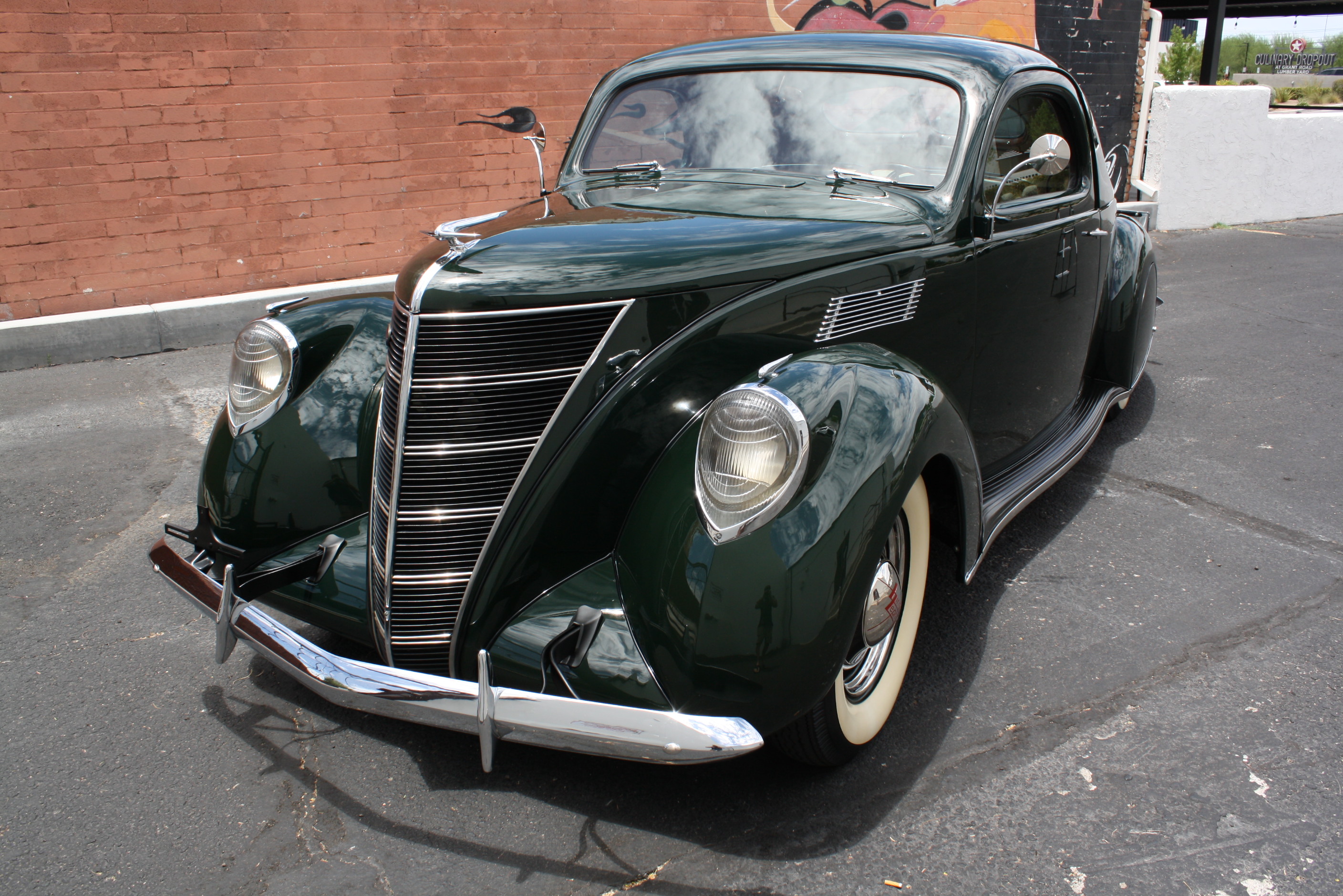 1937 Lincoln Zephyr 3 window coupe.