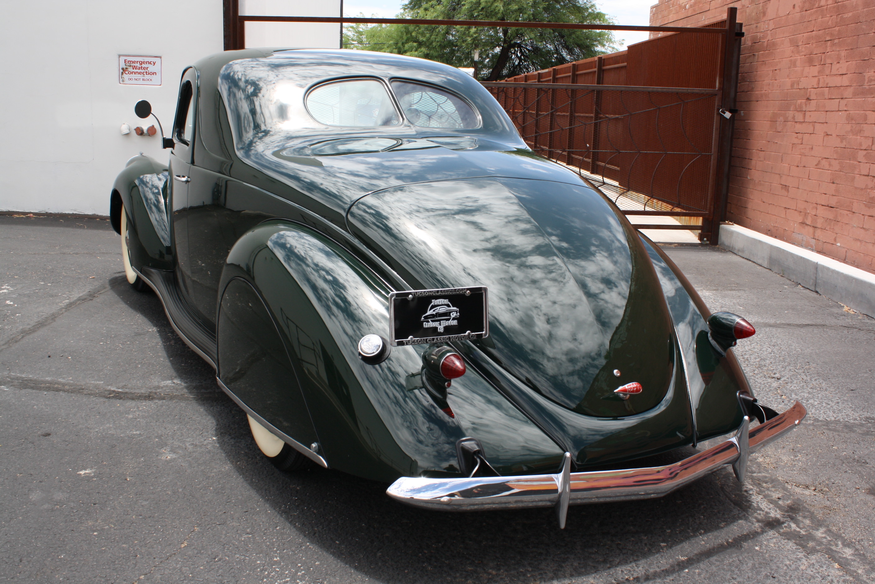 1937 Lincoln Zephyr 3 window coupe.