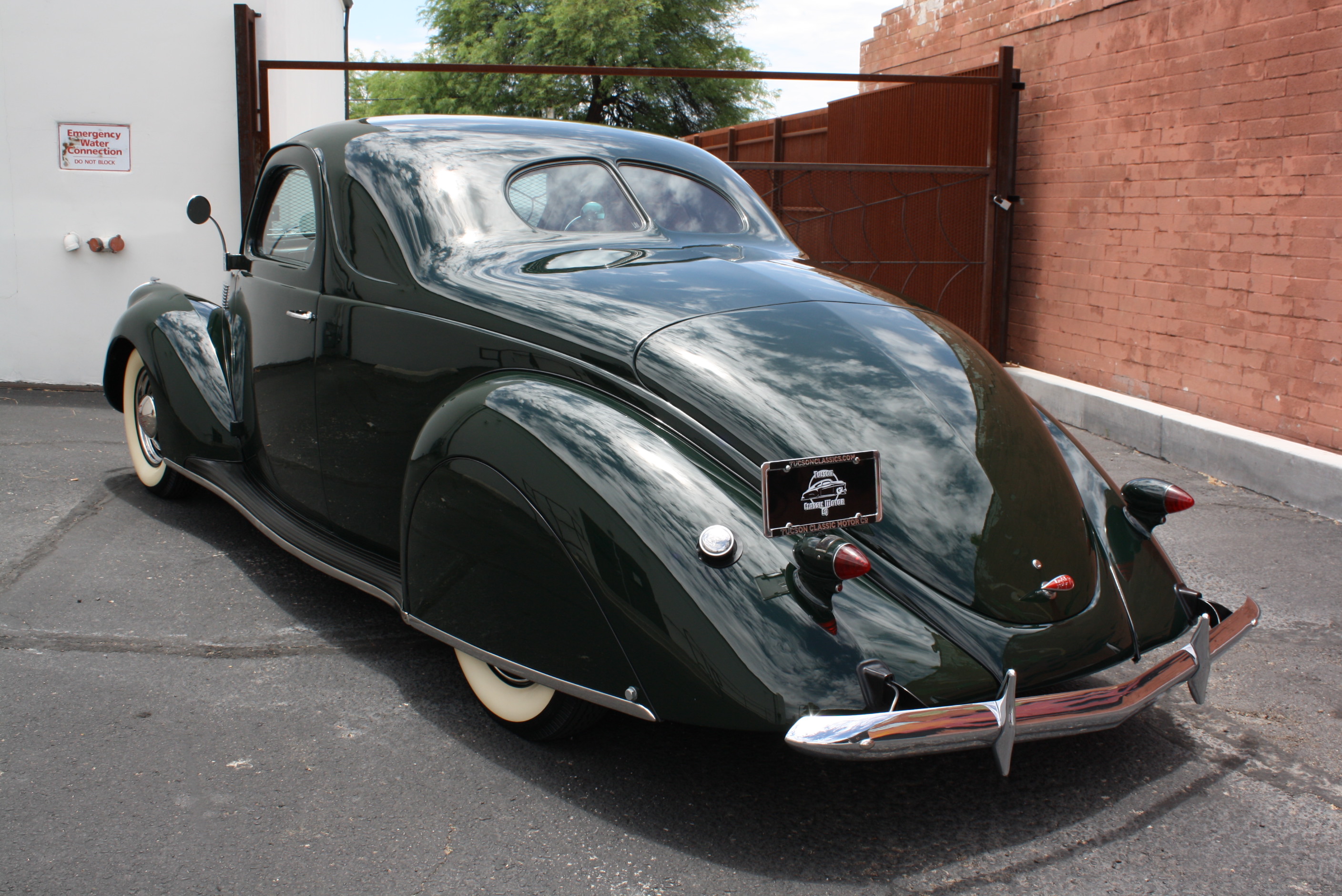 1937 Lincoln Zephyr 3 window coupe.