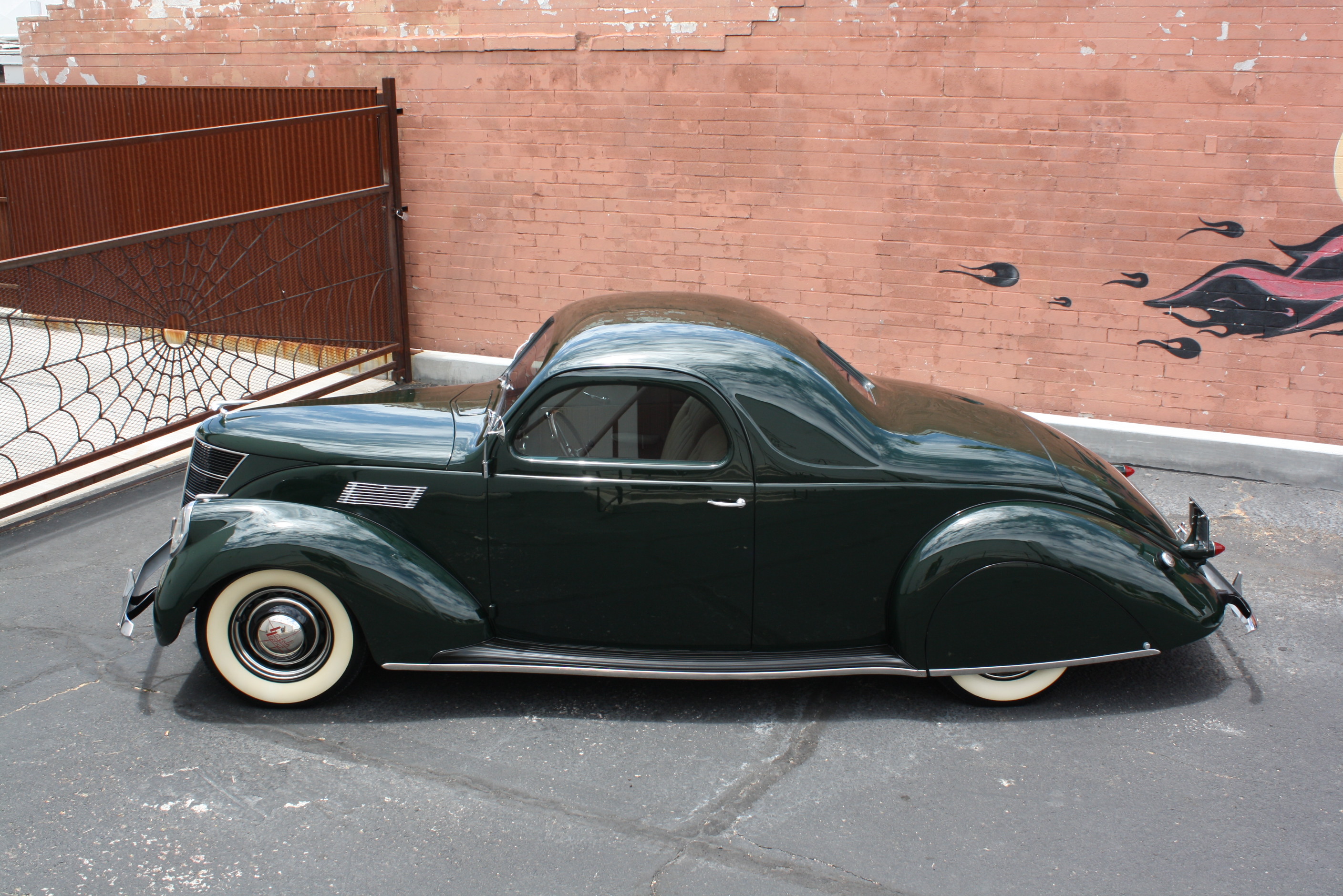 1937 Lincoln Zephyr 3 window coupe.