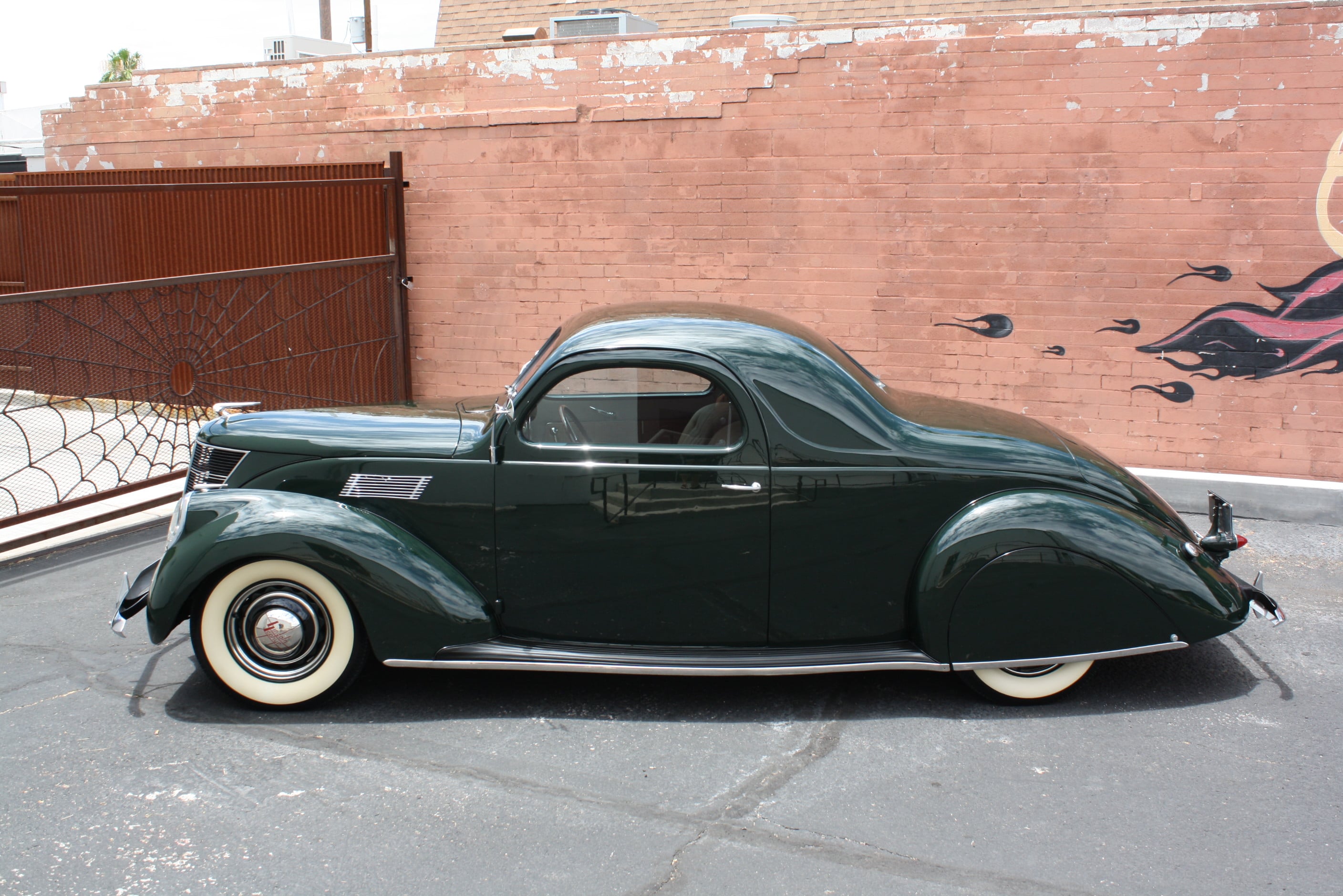 1937 Lincoln Zephyr 3 window coupe.