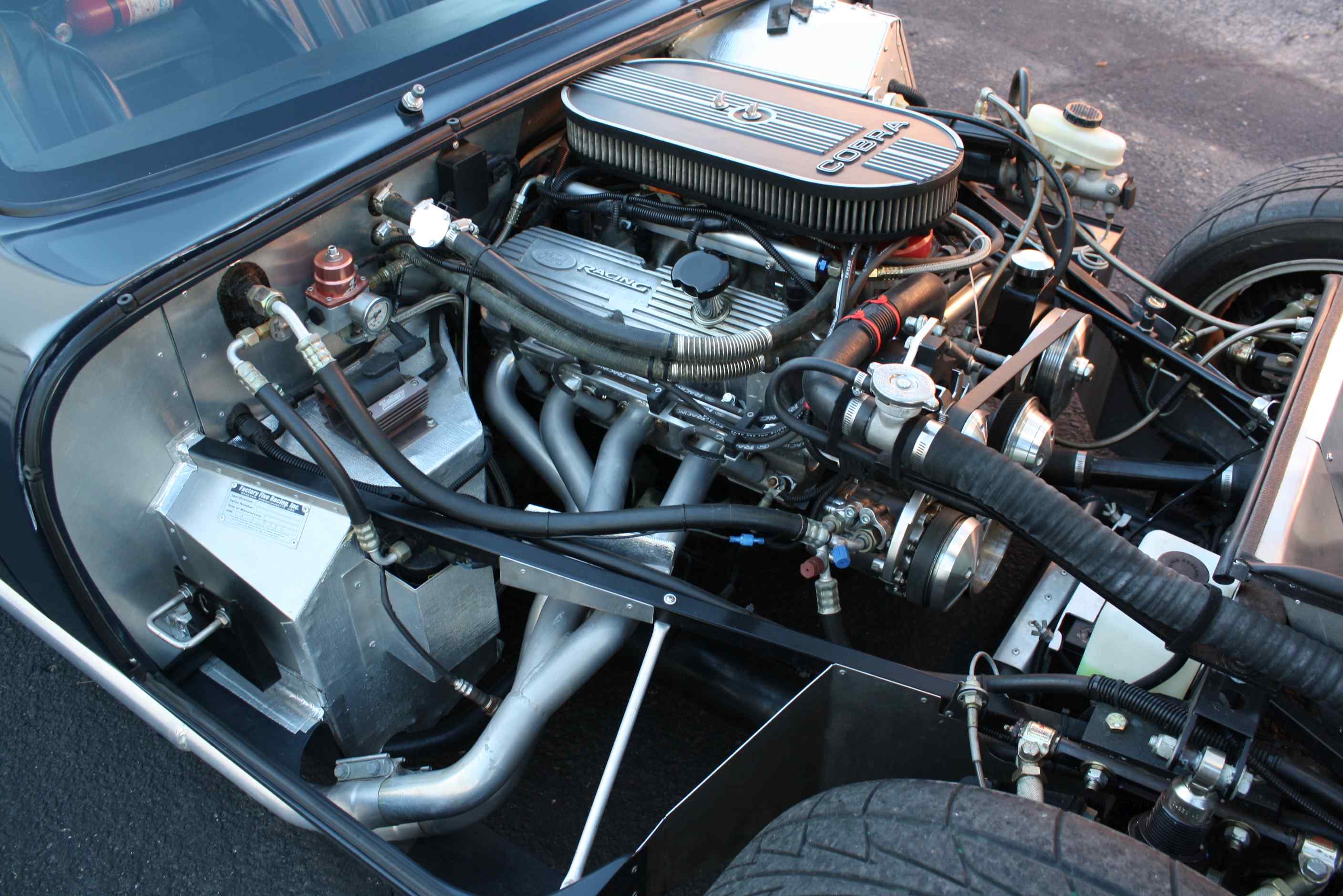 1965 Chelby Cobra Coupe by Factory Five Racing.
