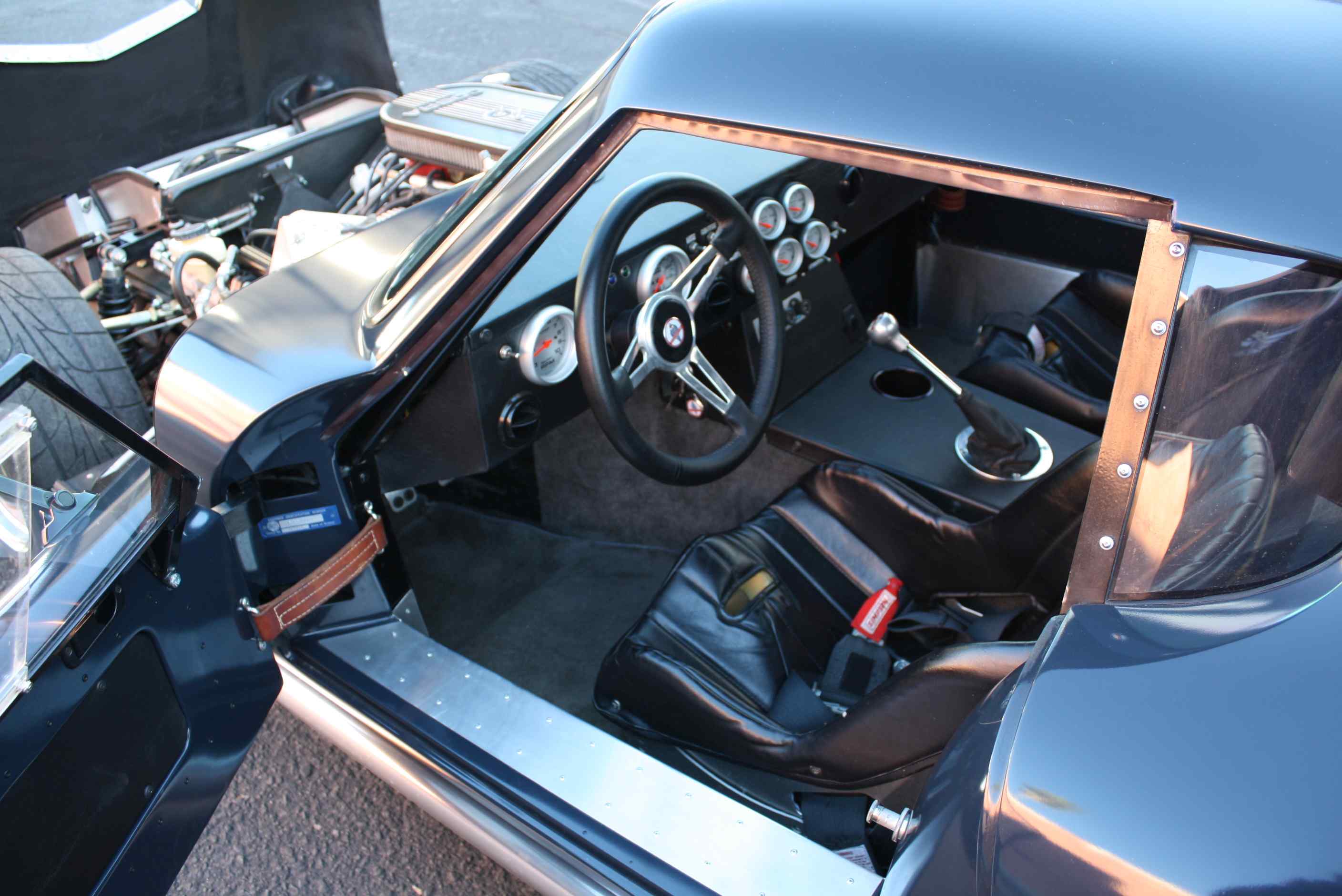 1965 Chelby Cobra Coupe by Factory Five Racing.